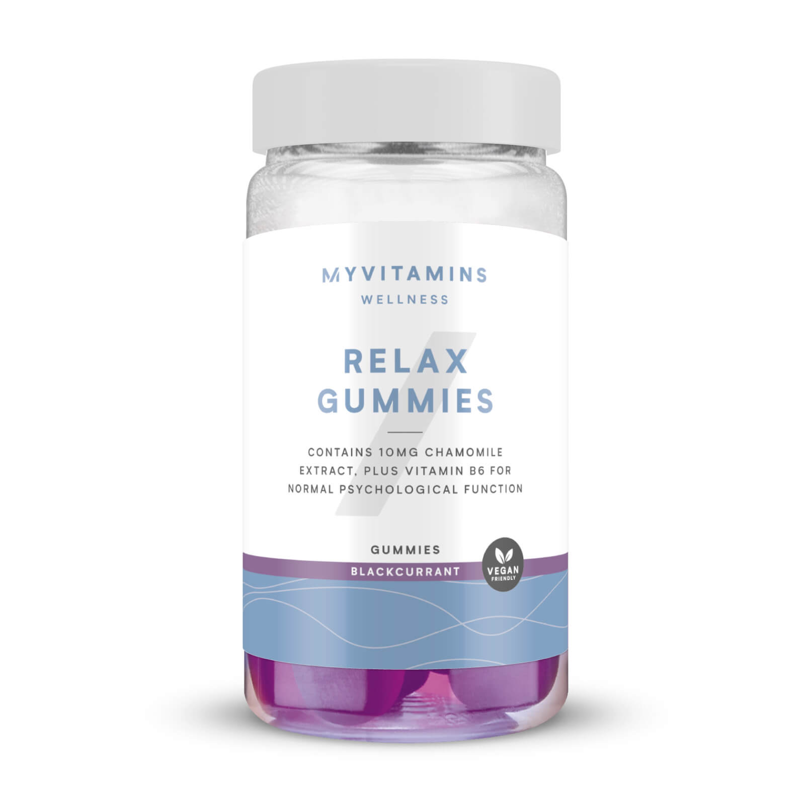 Myvitamins Relax Gummies - 60gummies - Blackcurrant