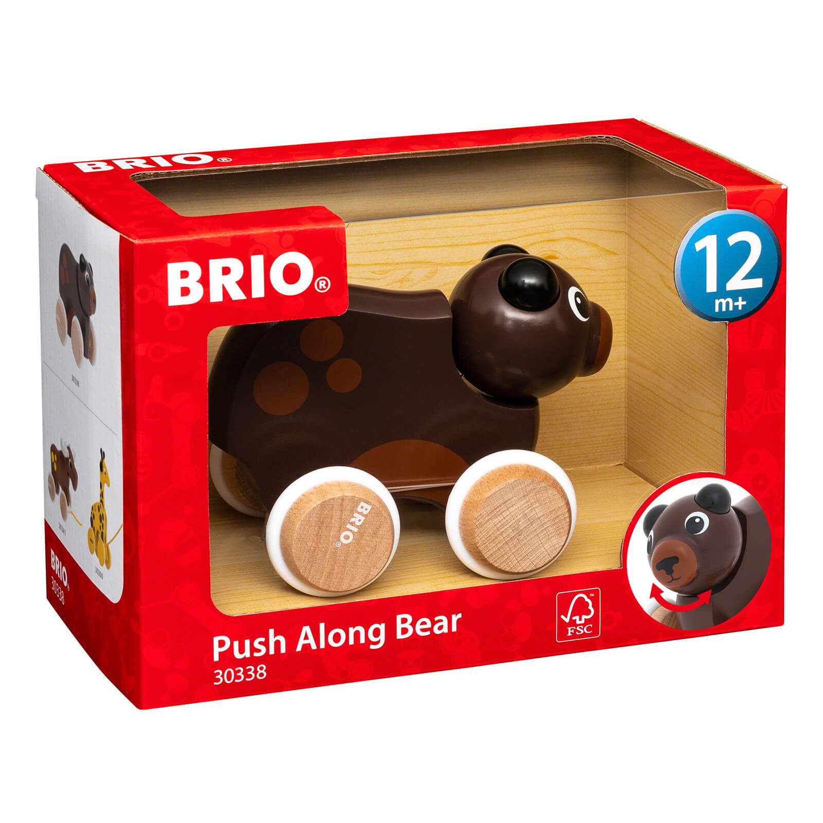 Image of Brio Push Along Bear