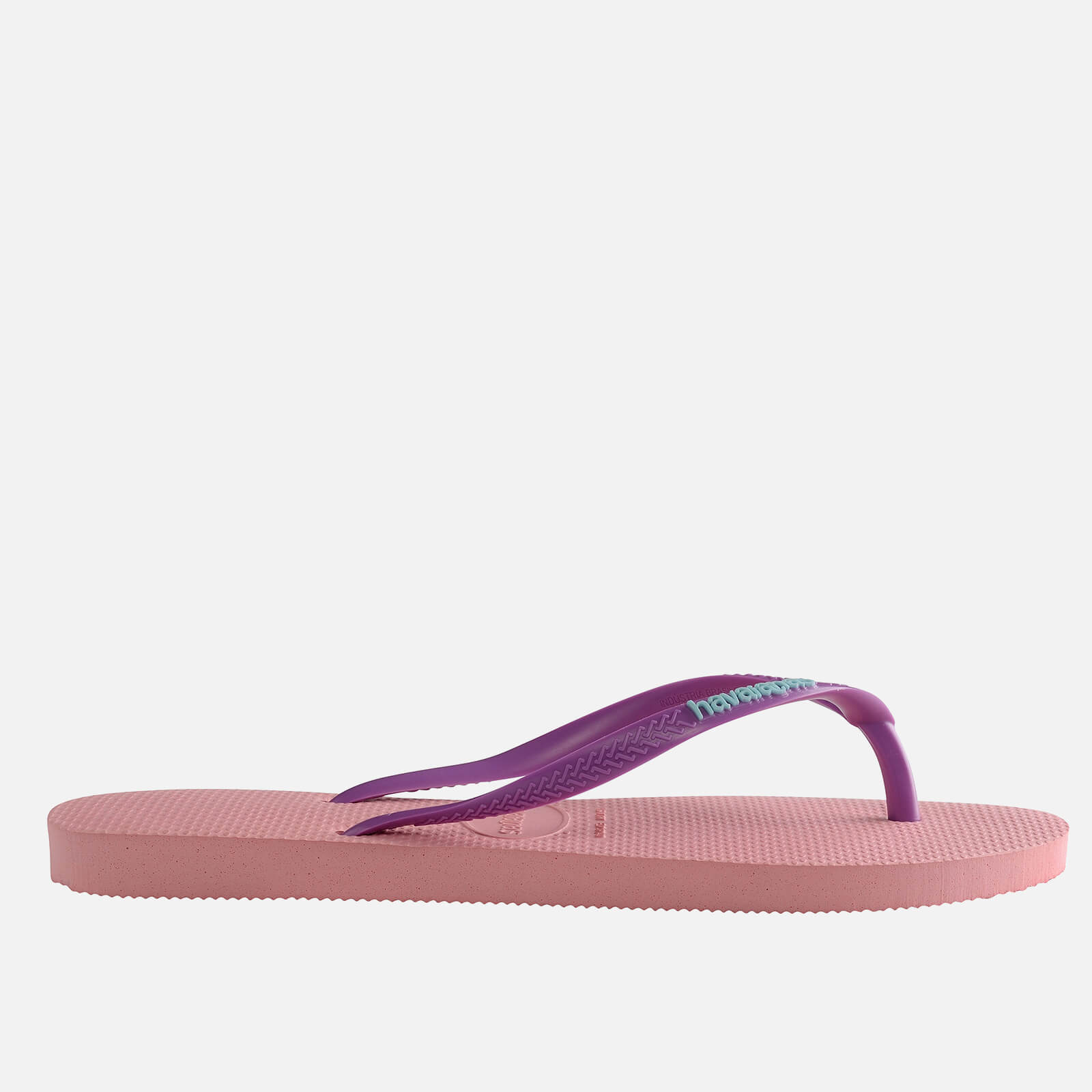 Havaianas Women's Slim Logo Flip Flops - Macaron Pink - UK 3/UK 4