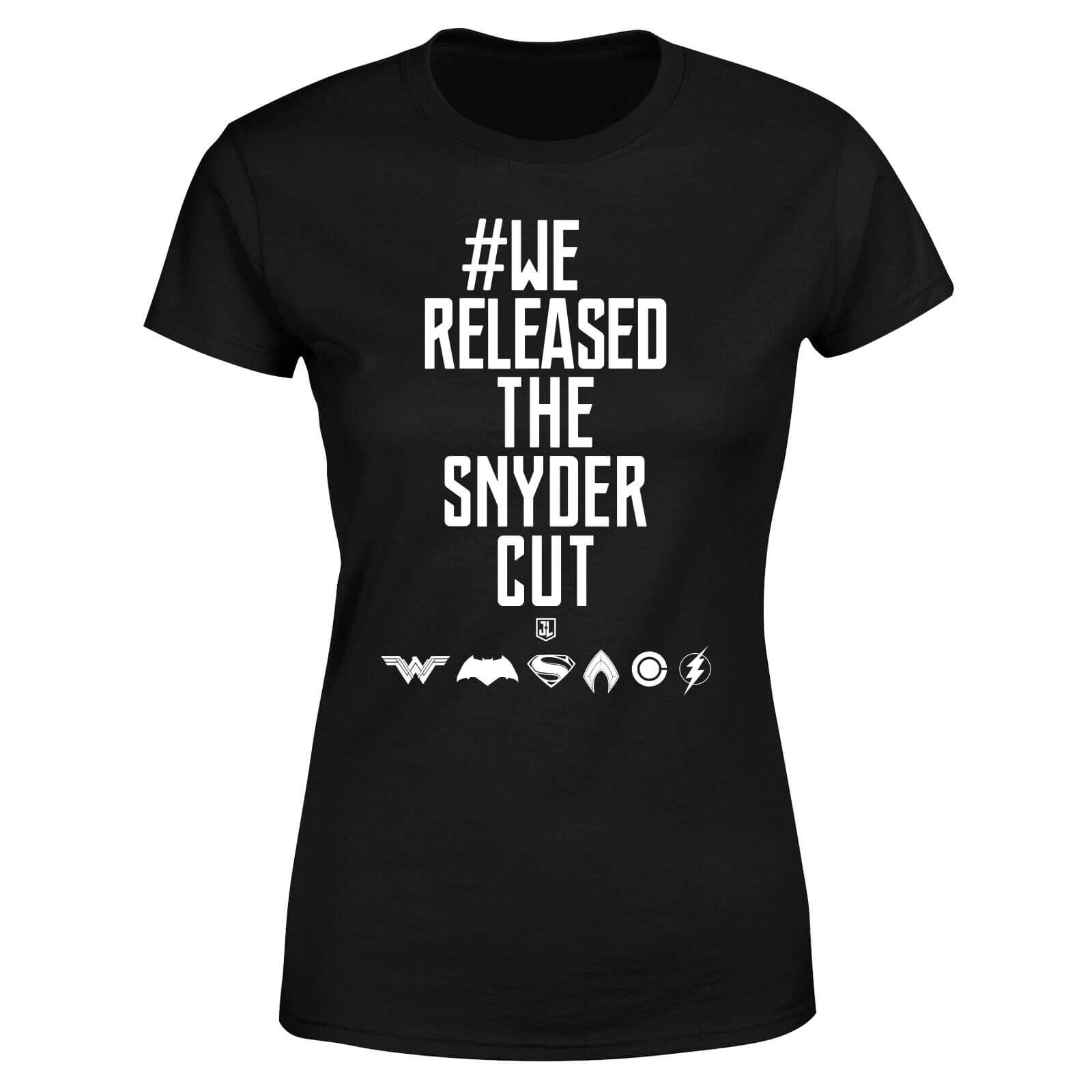 Justice League We Released The Snyder Cut Women's T-Shirt - Black - XS - Black
