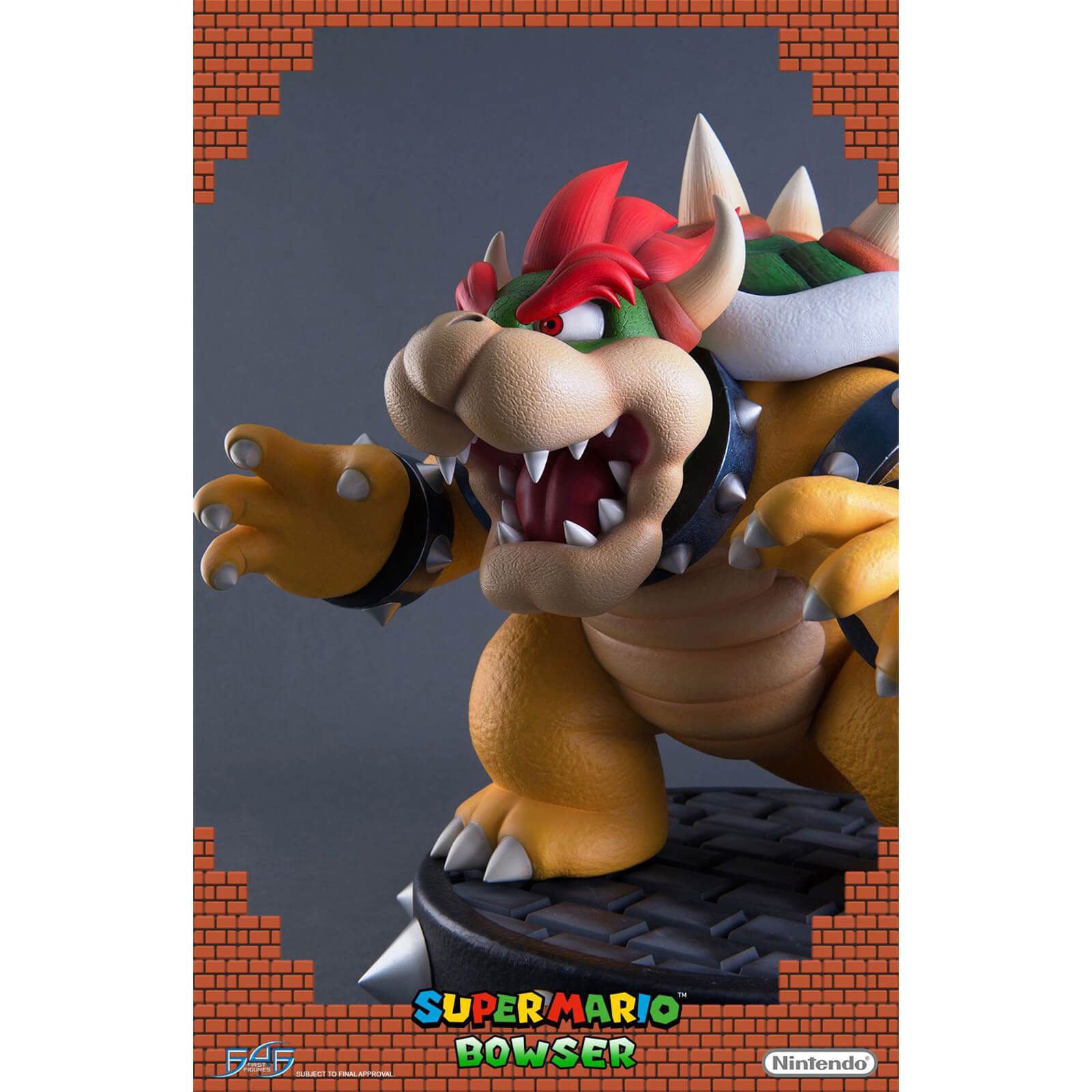 First4Figures Super Mario Bowser Resin Statue 48cm