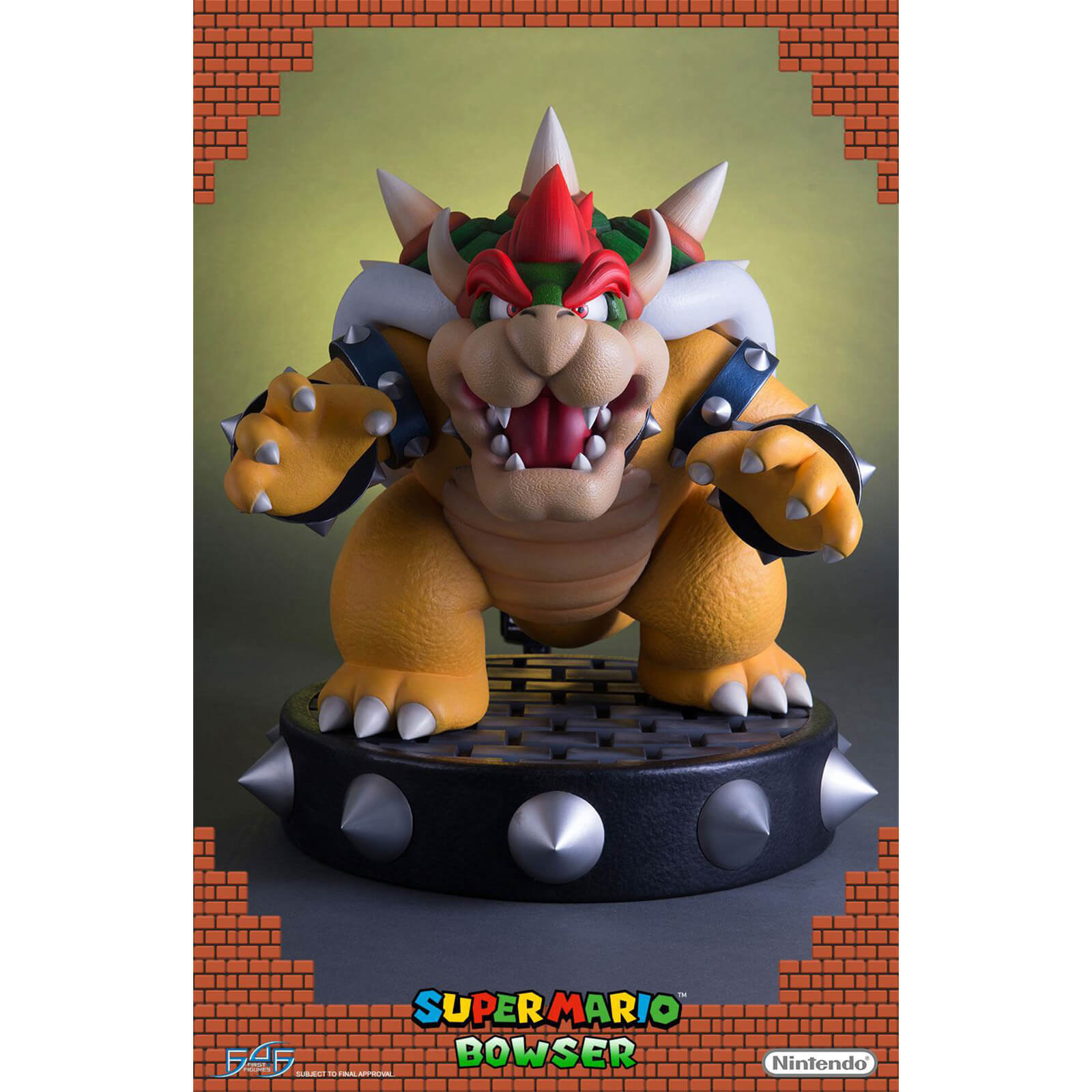 First 4 Figures Super Mario Bowser Resin Statue 48cm