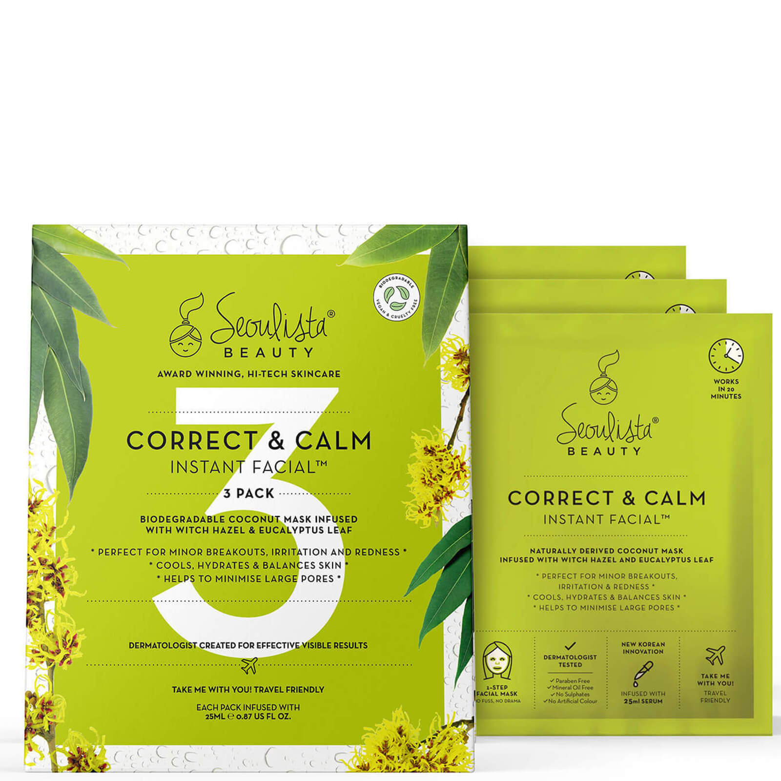 

Seoulista Beauty Correct and Calm Hero Pack (Pack of 3)