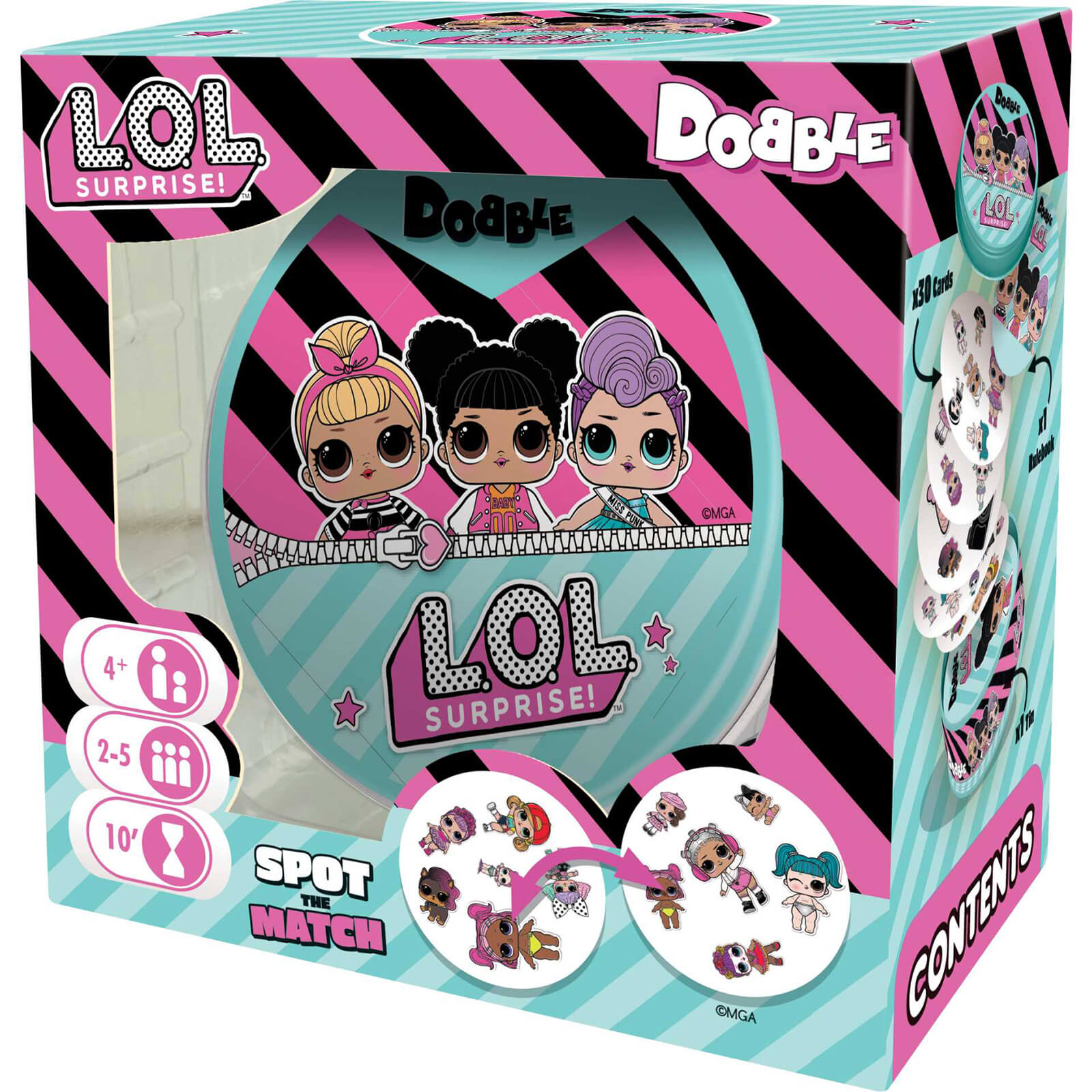 Dobble Card Game - LOL Surprise Sleeved Edition