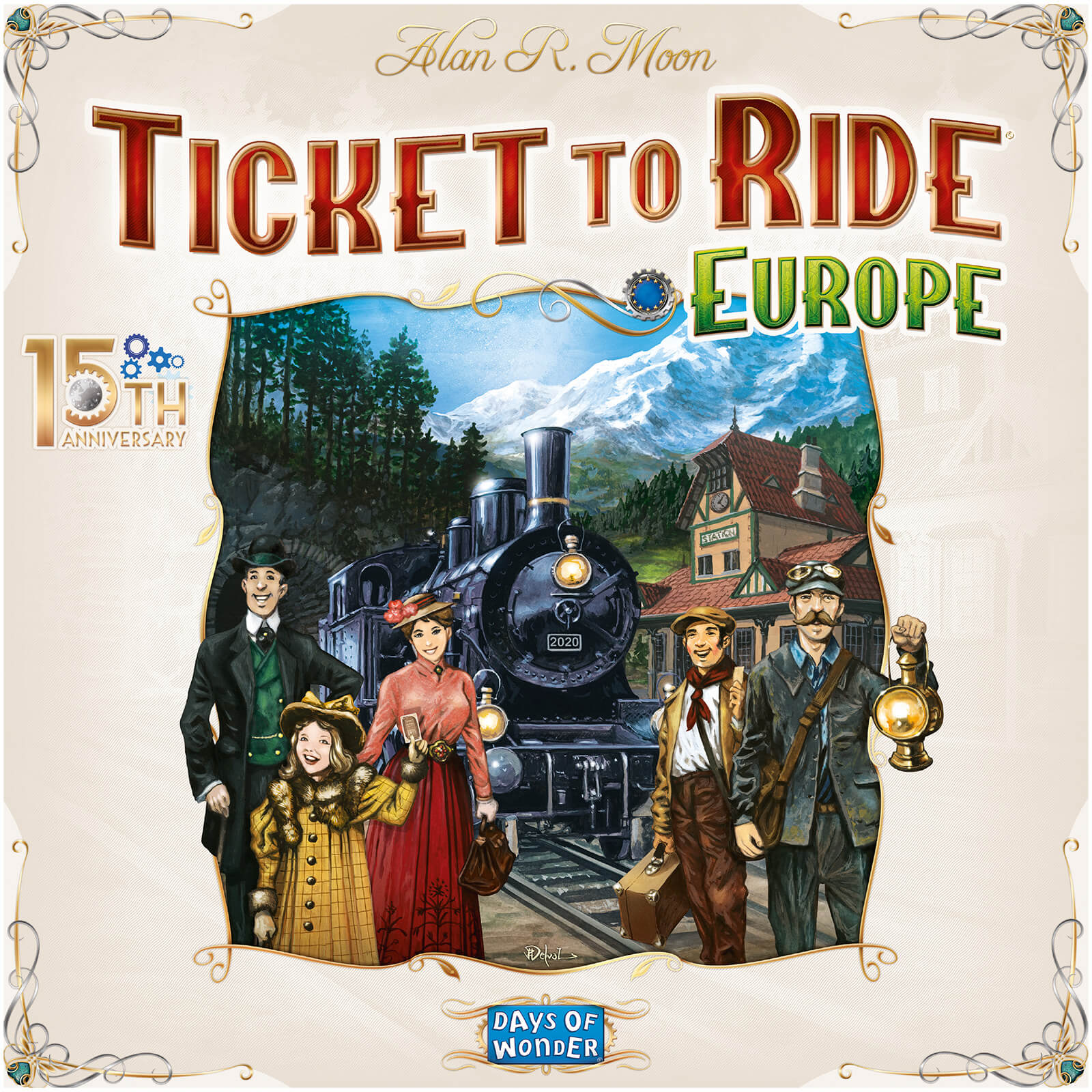 Ticket to Ride Board Game - Europe 15th Anniversary Collector’s Edition