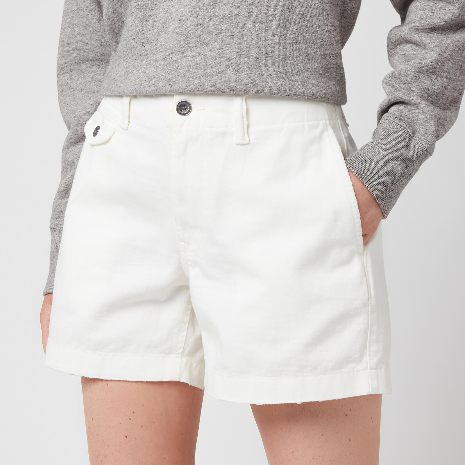 Polo Ralph Lauren Women's Slim Chino Shorts - Warm White - US 2/UK 6