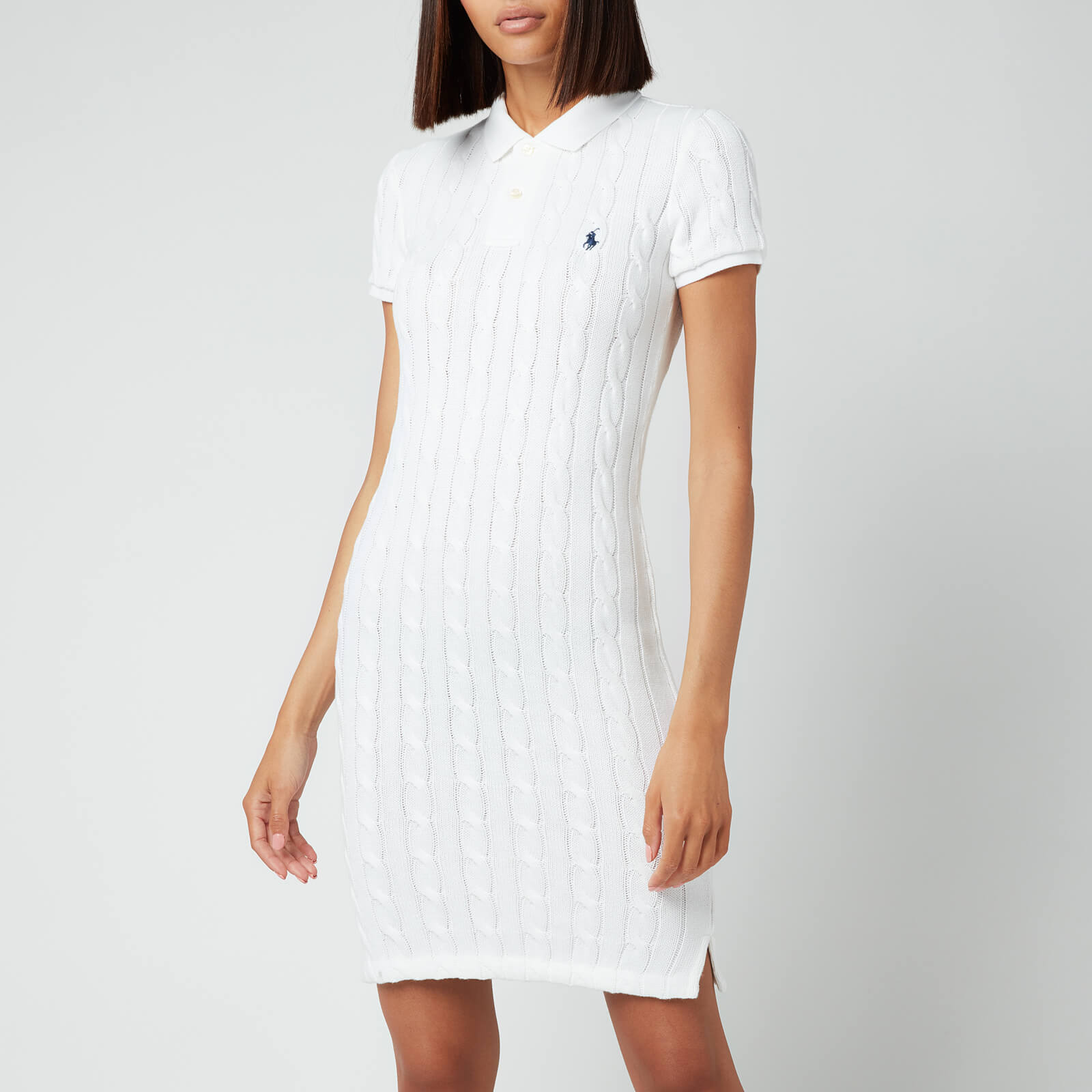 Polo Ralph Lauren Women's Polo T-Shirt Midi Dress - White - XS