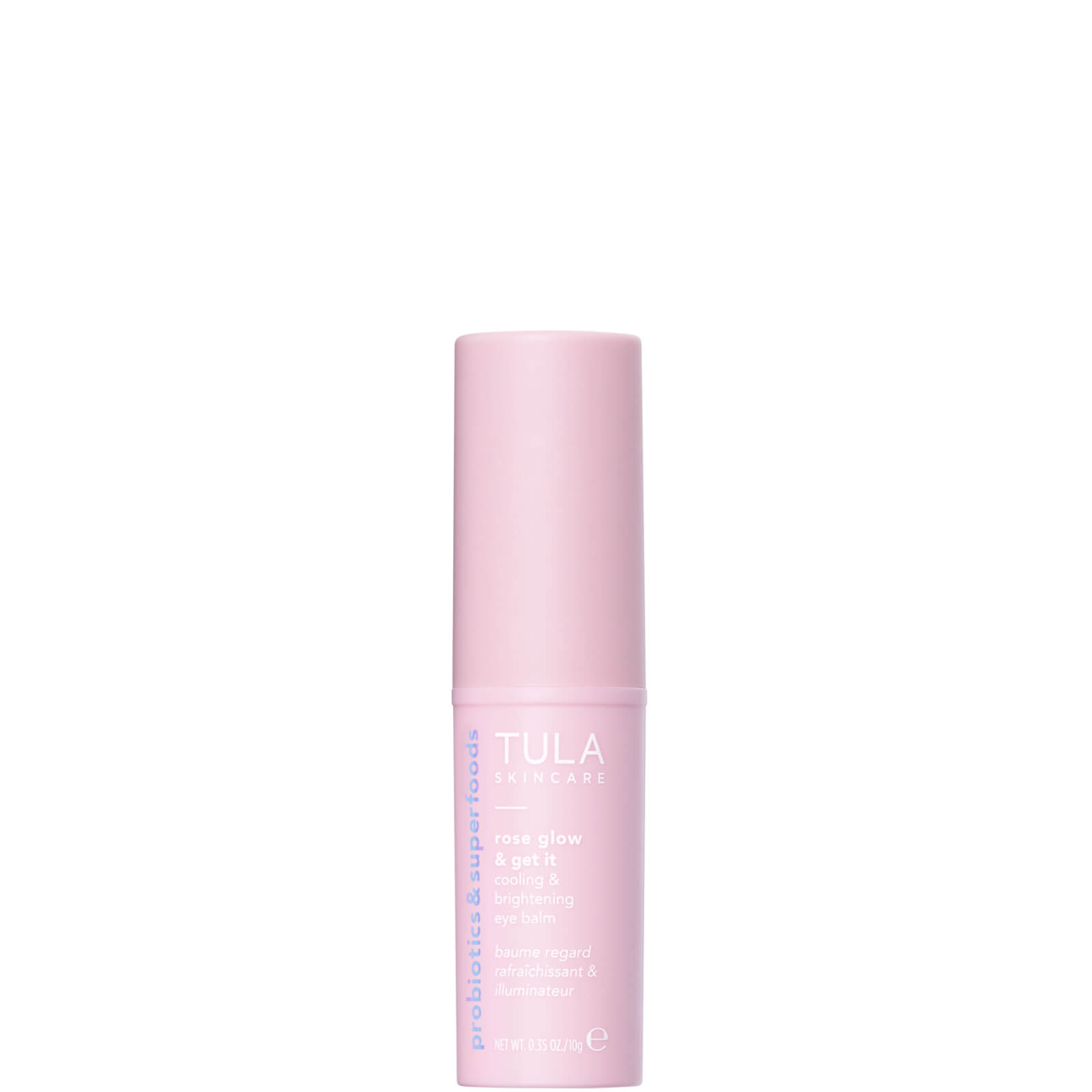 Tula Skincare Rose Glow Get It Cooling Brightening Eye Balm 0.35 Oz. In White