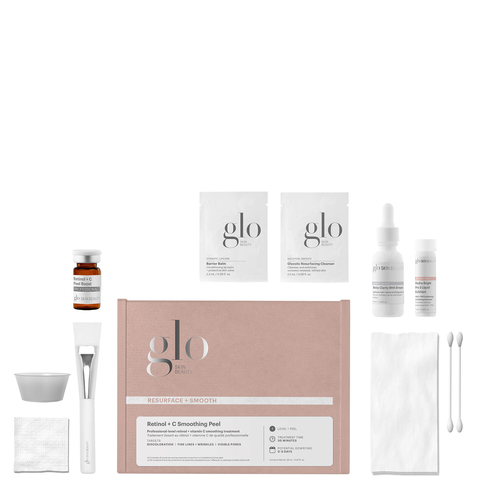 

Glo Skin Beauty Retinol C Smoothing Peel 1 kit