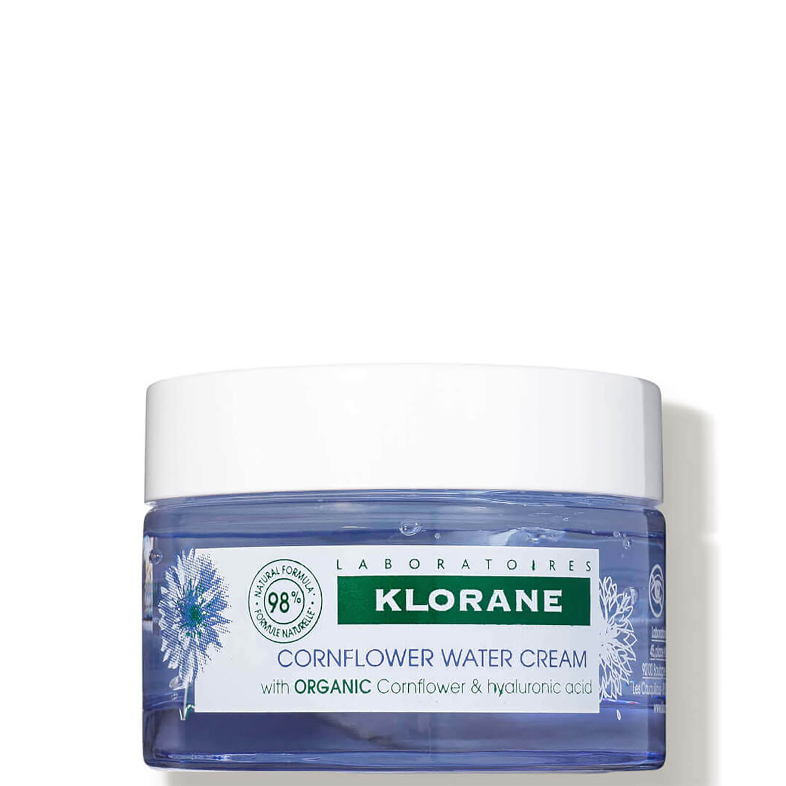 Image of Klorane Hydrating Water Cream with Cornflower 50ml
