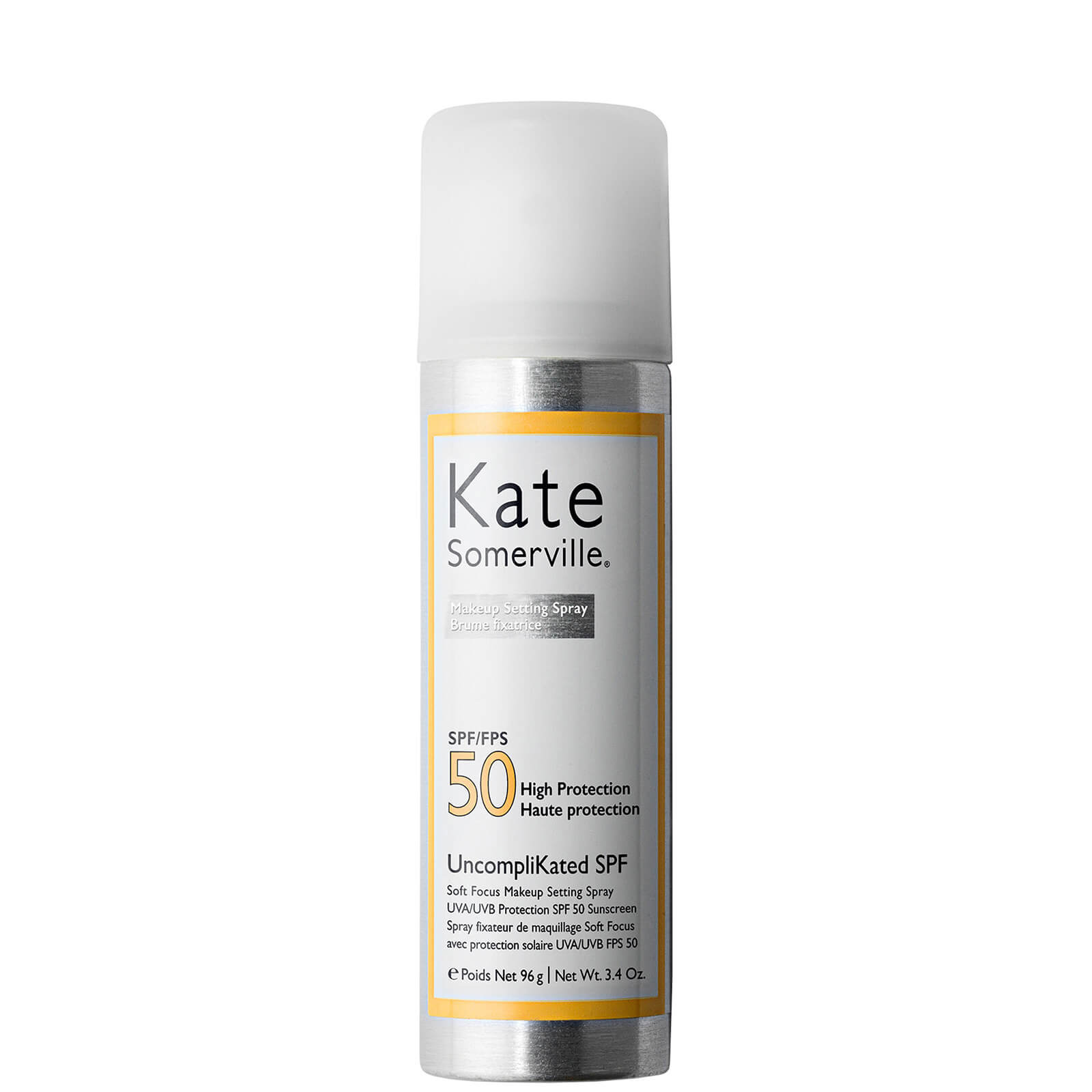 

Kate Somerville UncompliKated SPF Soft Focus Makeup Setting Spray Broad Spectrum SPF 50 Sunscreen 3.4 oz.