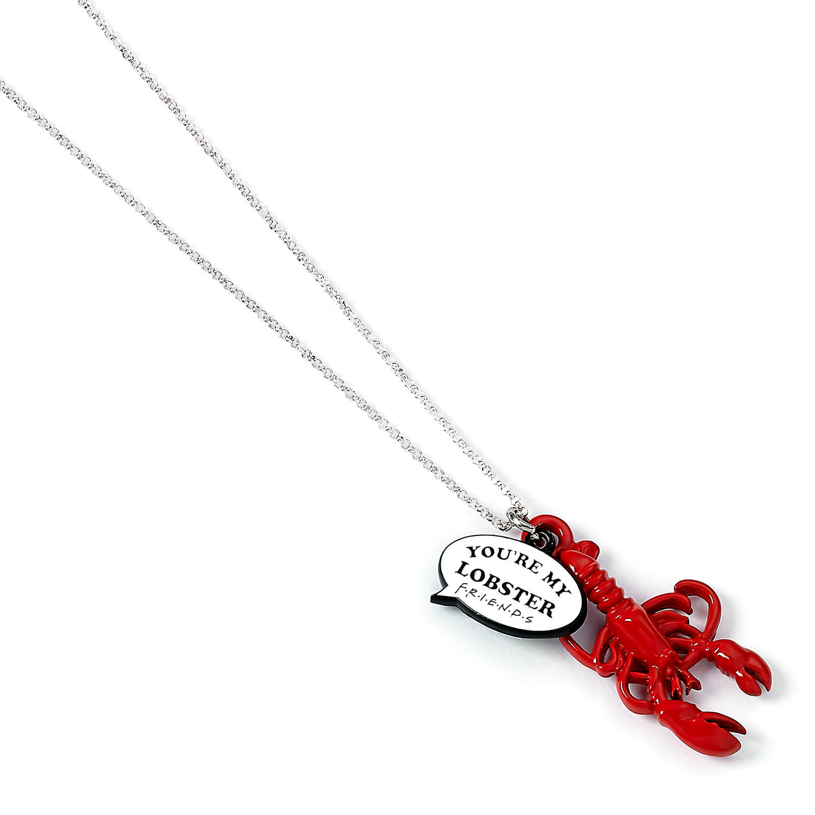 Friends You're My Lobster Charm Necklace