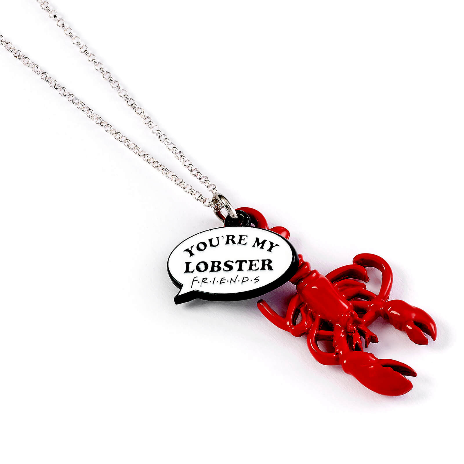 Image of Friends You're My Lobster Charm Necklace