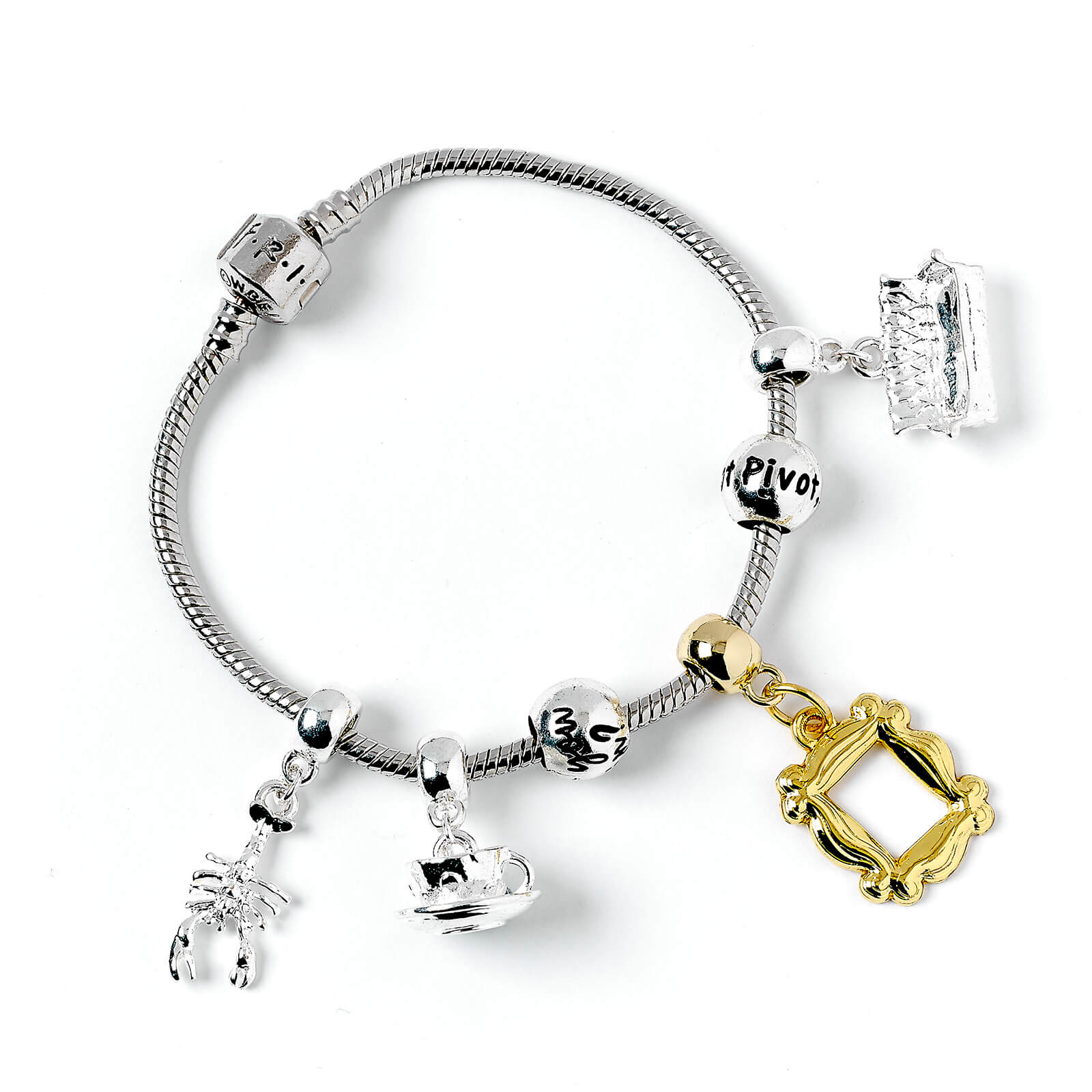 Friends Charm & Bracelet Set