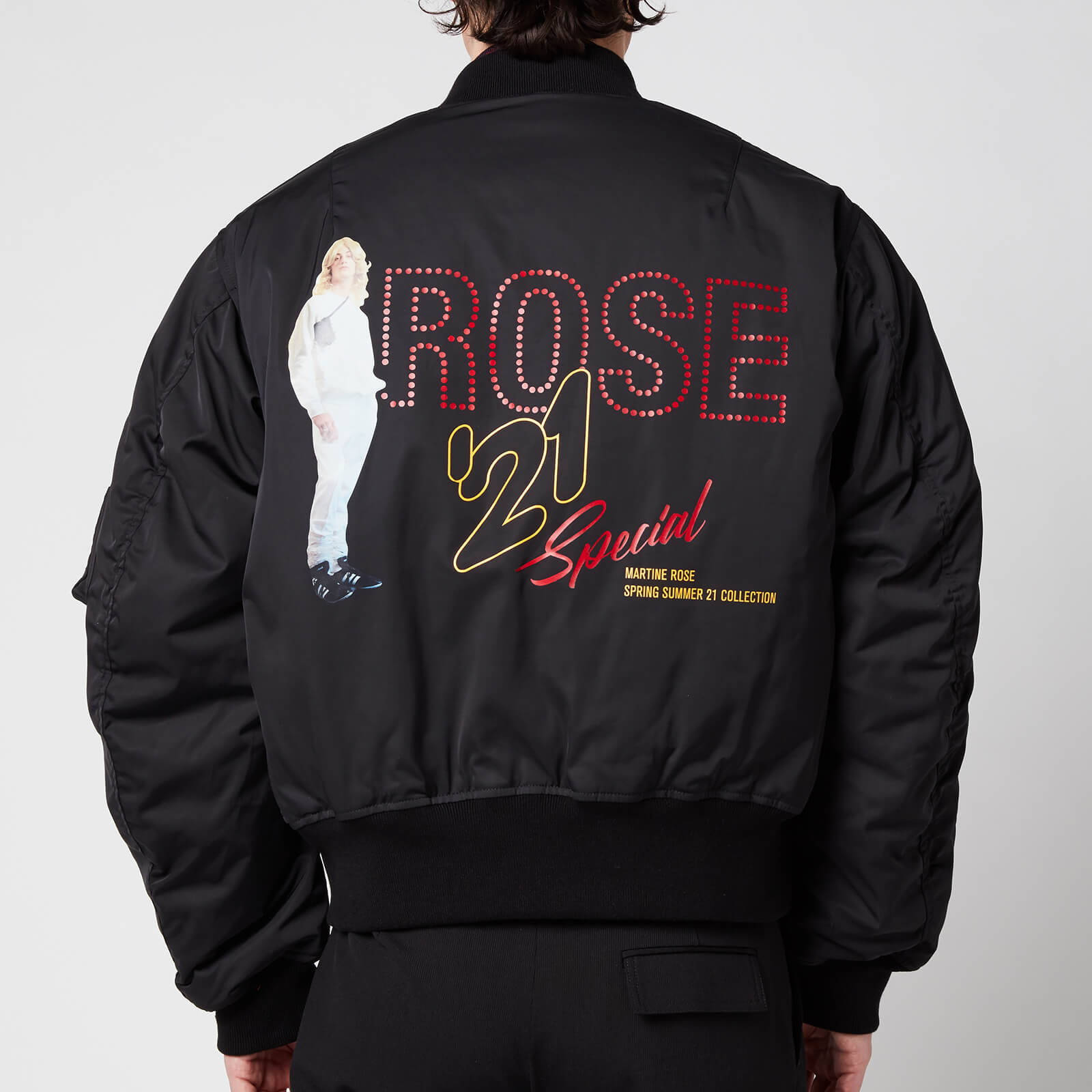 Martine Rose Men's Classic Bomber Jacket - Black - M