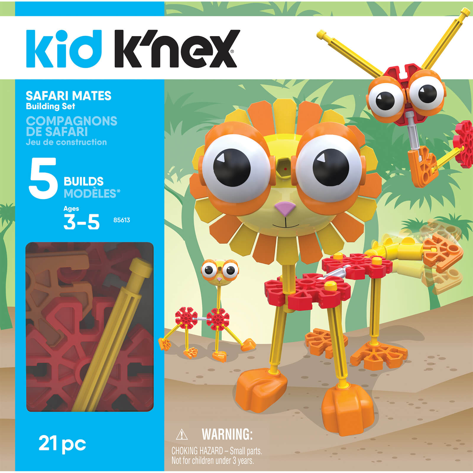 Kid K'nex - Safari Mates Building Set