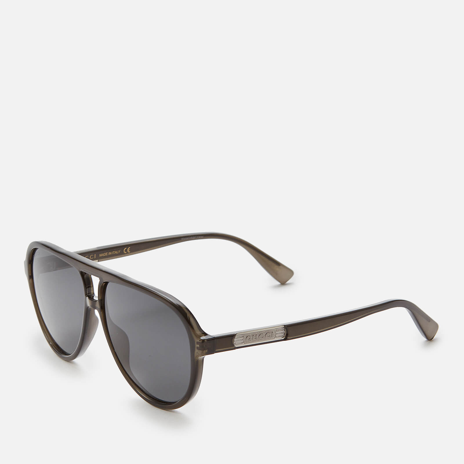 Gucci  Men's Aviator Sunglasses - Grey