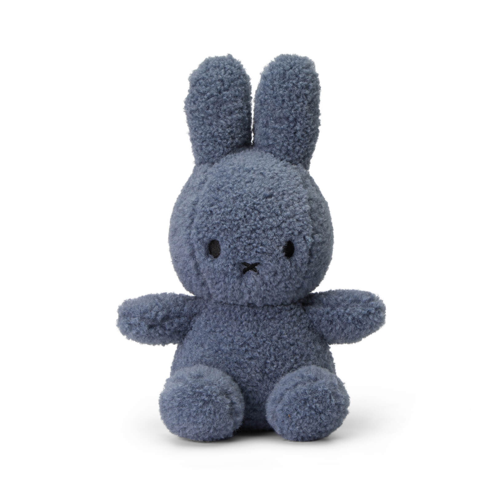 Miffy Recycled Teddy Sitting Toy - Blue