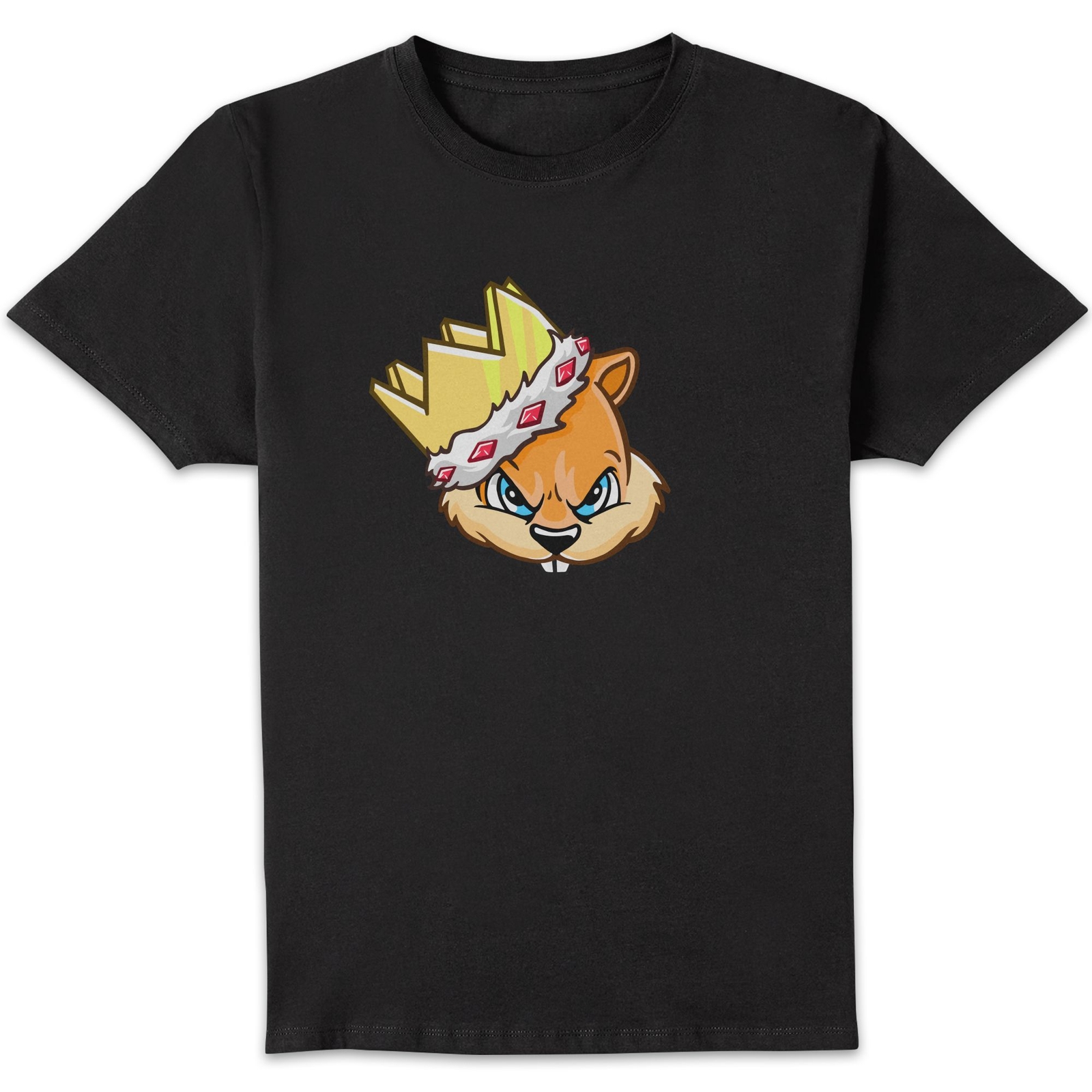 Conker Face Unisex T-Shirt - Black - L