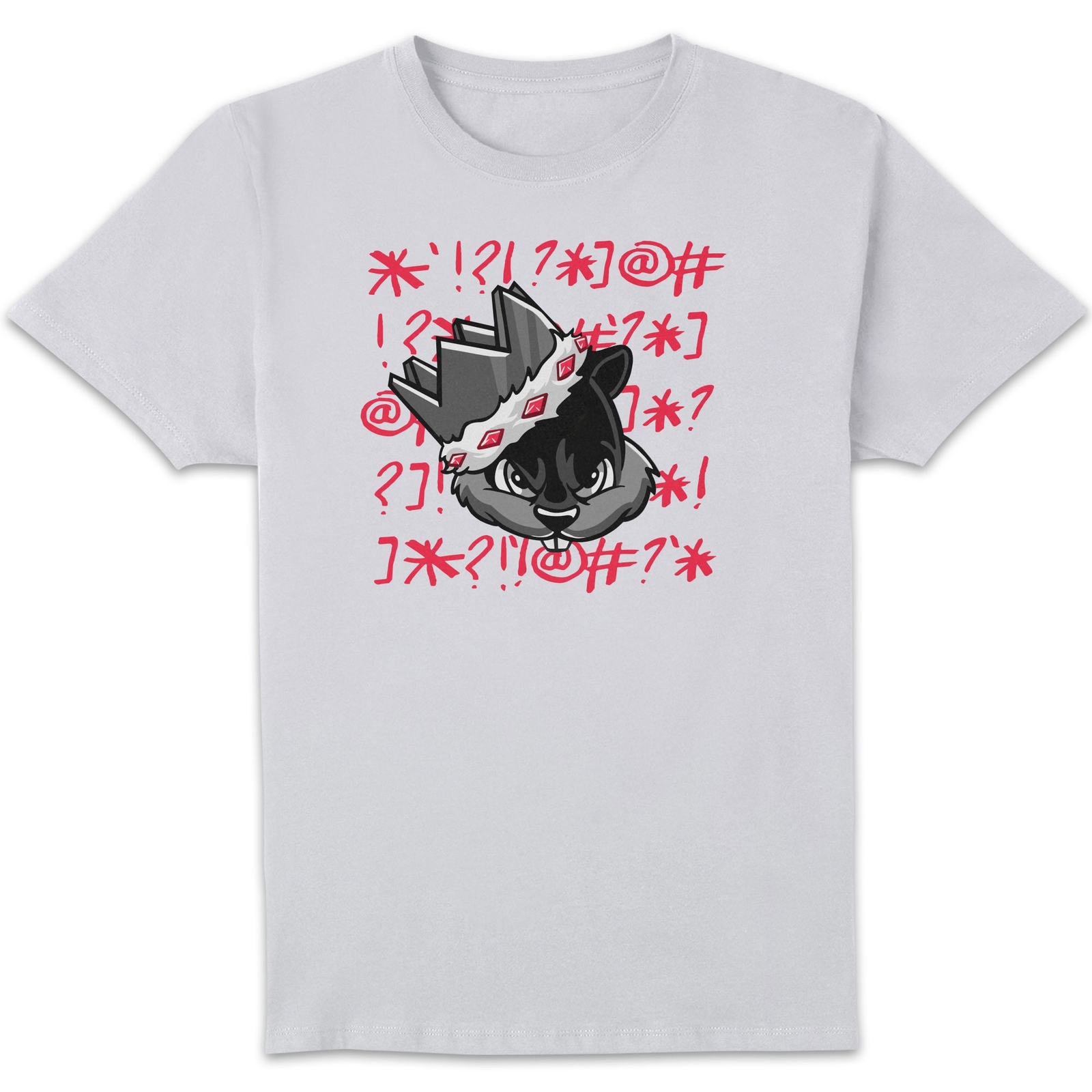 Conker Red Graffiti Unisex T-Shirt - White - XS - White