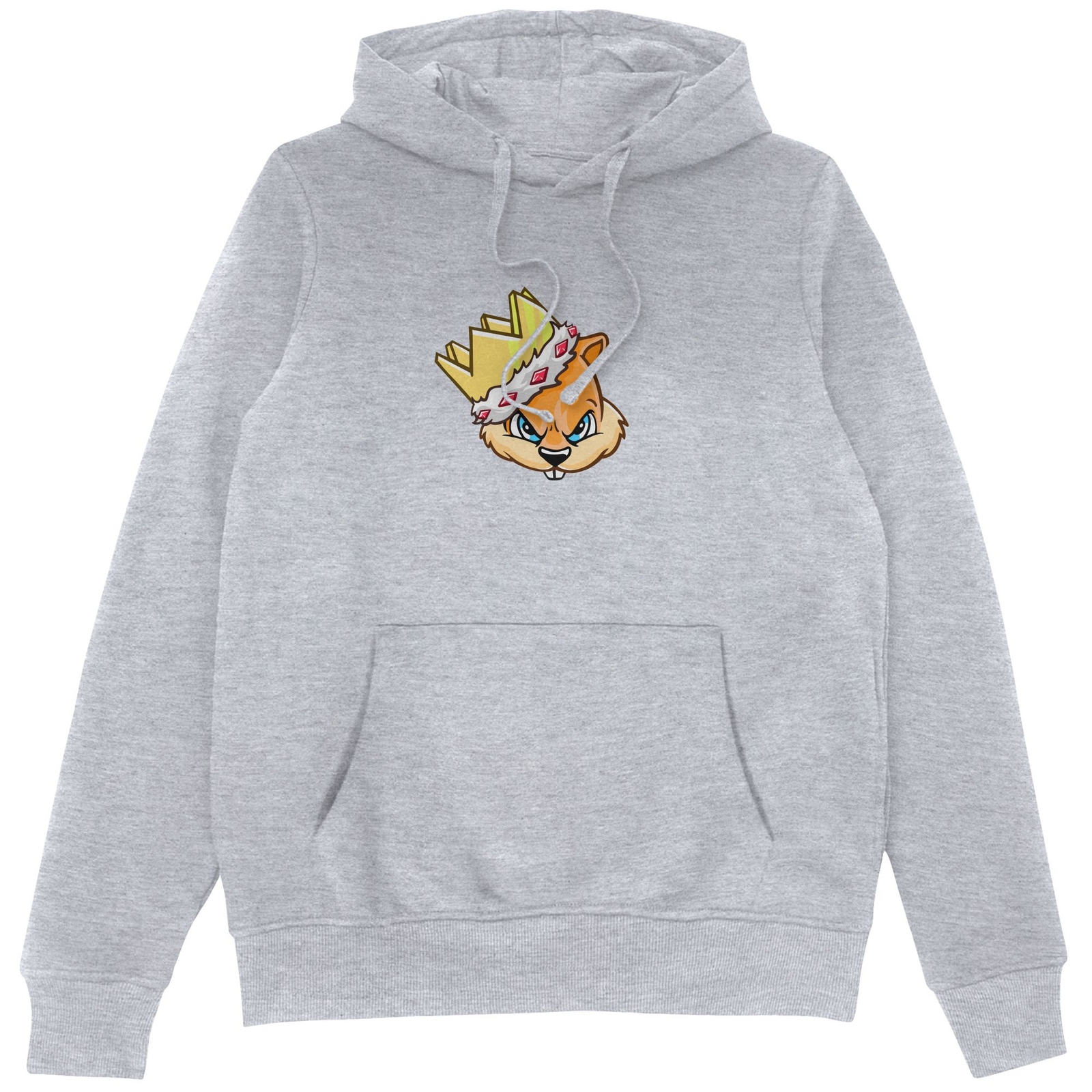 Conker Face Unisex Hoodie - Grey - XXL - Grijs