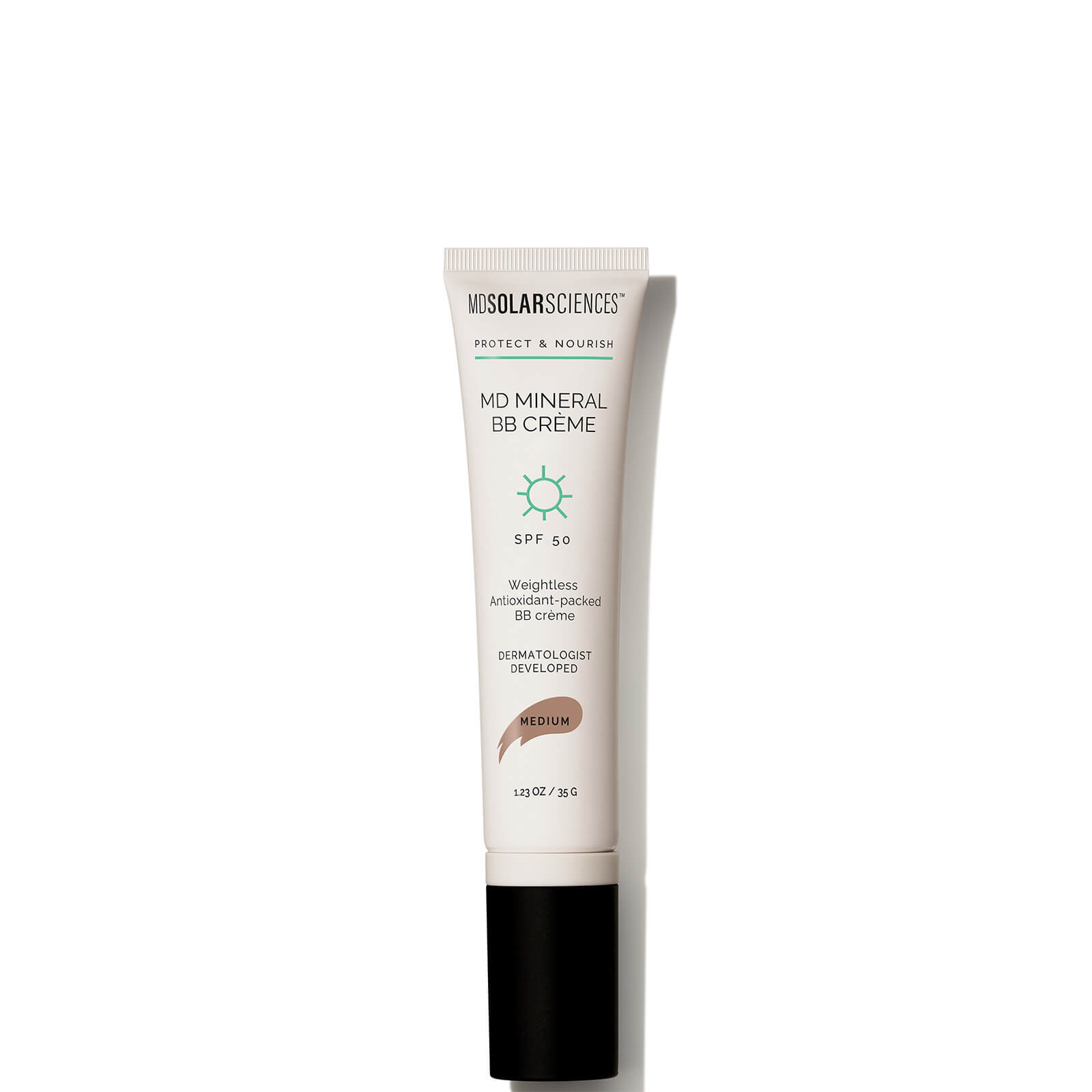 MDSolarSciences MD Creme Mineral Beauty Balm SPF 50 UVA-UVB 1.23 oz. - medium