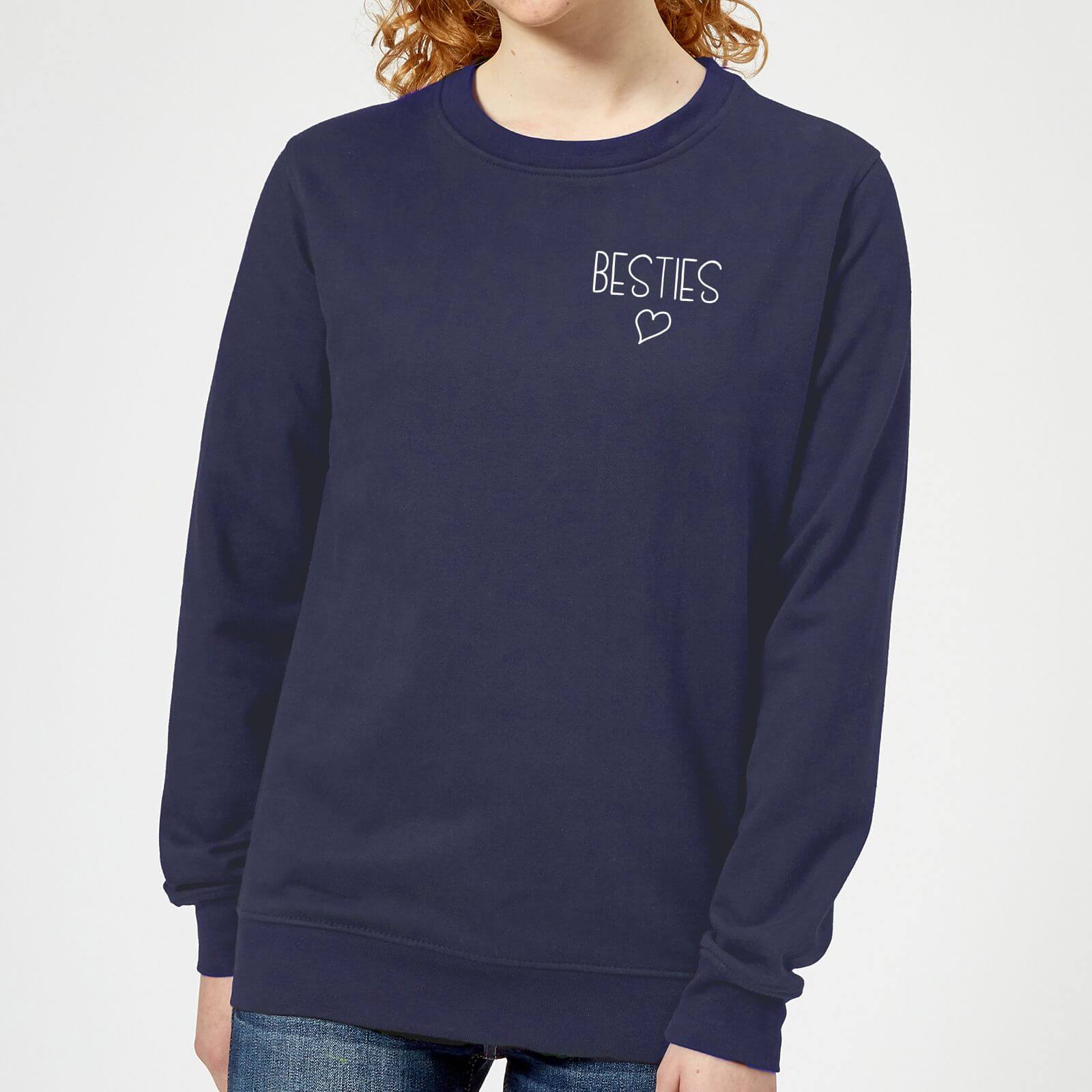 Besties Women's Sweatshirt - Navy - S - Navy