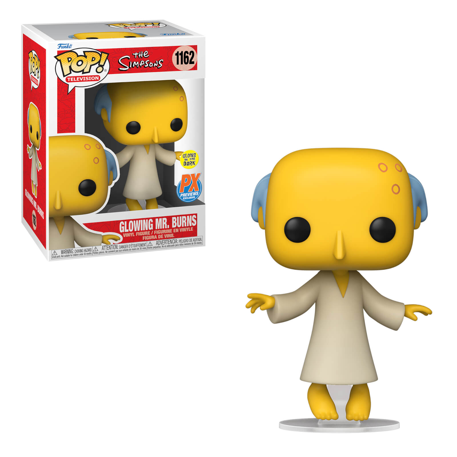 En Oferta Px Previews The Simpsons Glowing Mr. Burns Exc Funko Pop! Vinyl