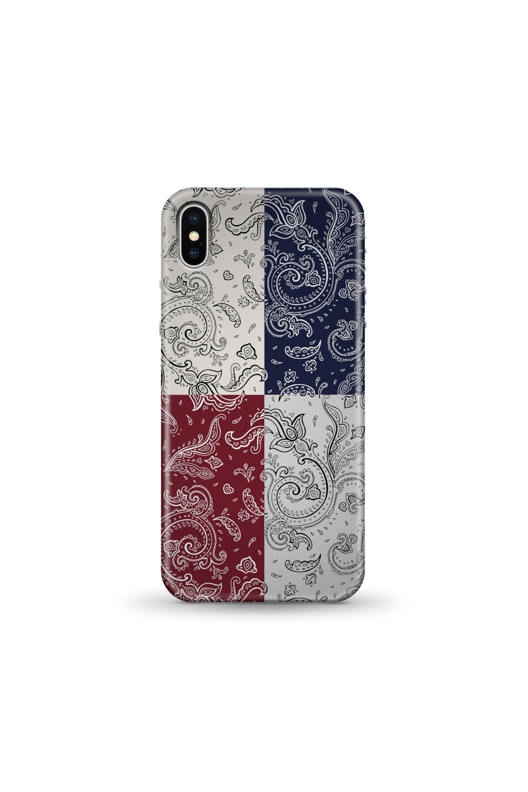 Split Paisley Phone Case for iPhone and Android - iPhone 5/5s - Snap Case - Matte