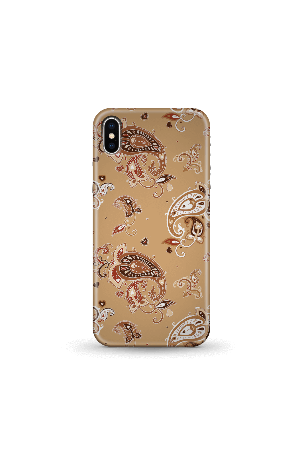 Brown Paisley Phone Case for iPhone and Android - iPhone 5/5s - Snap Case - Matte