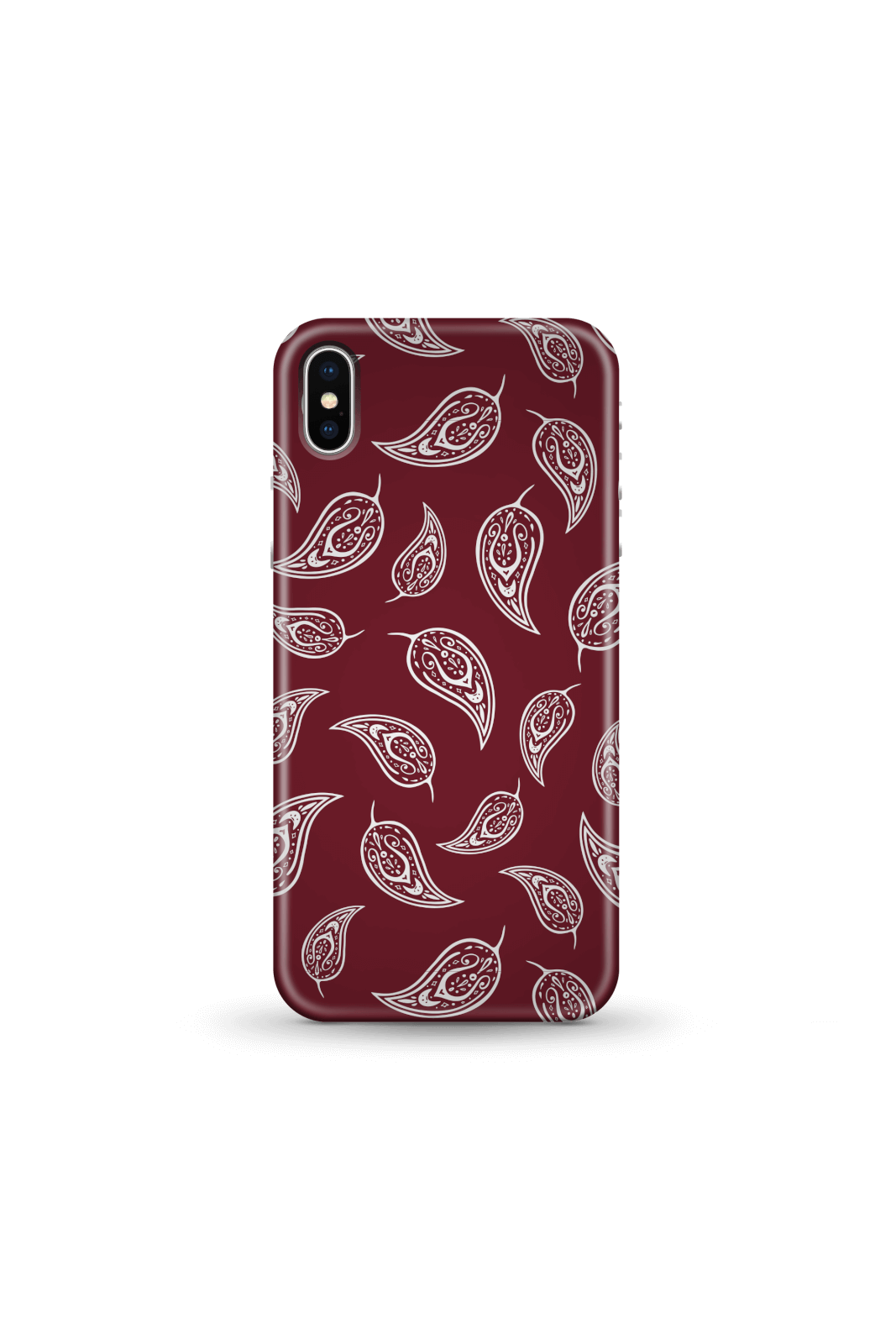 Burgundy Paisley Phone Case for iPhone and Android - iPhone 5/5s - Snap Case - Matte