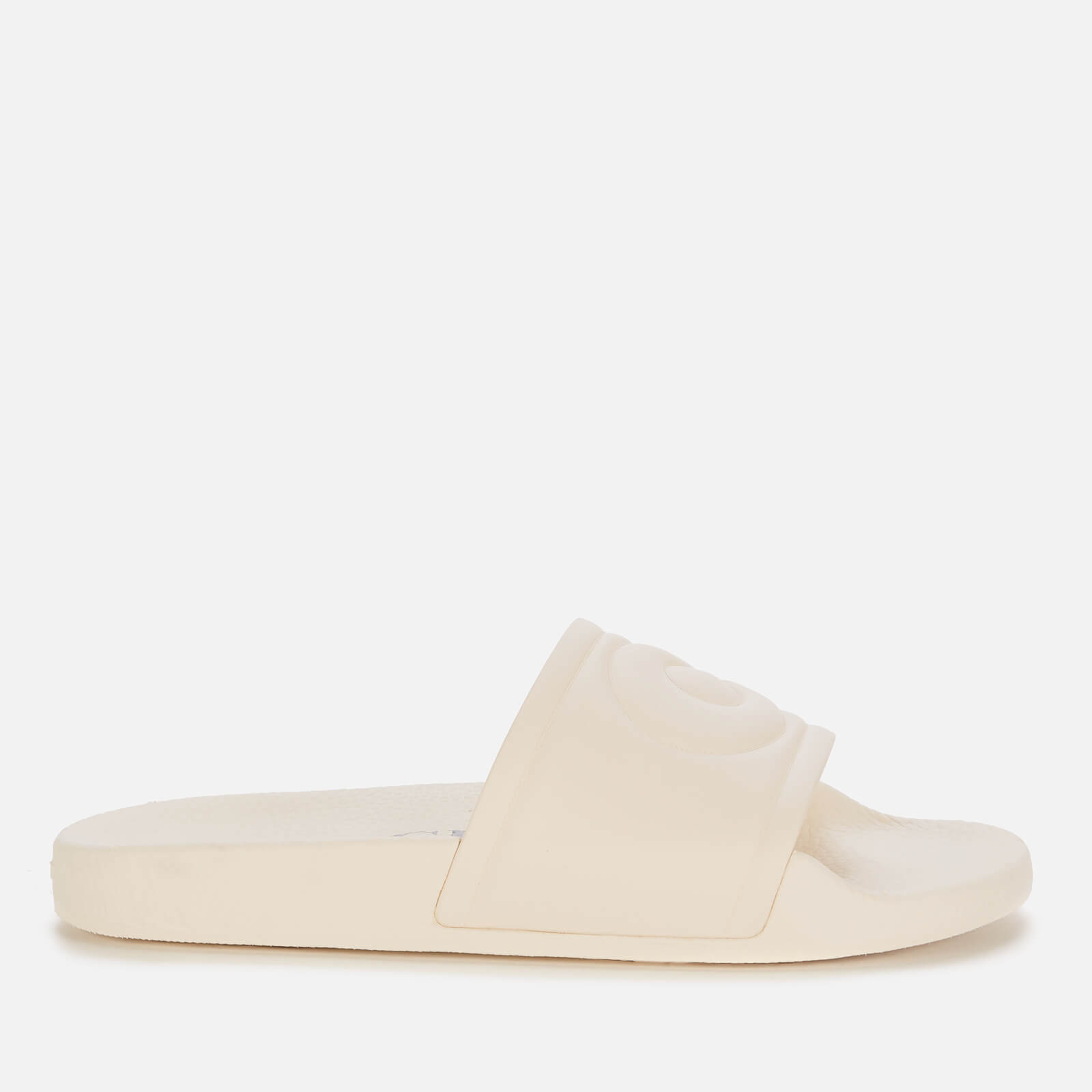 Coach Women's Ula Rubber Slide Sandals - Chalk - UK 3