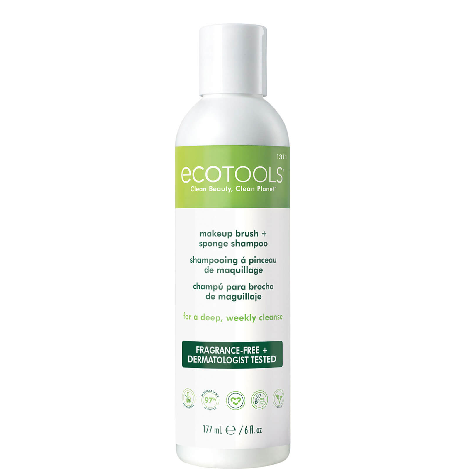

EcoTools Makeup Brush and Sponge Shampoo 177ml