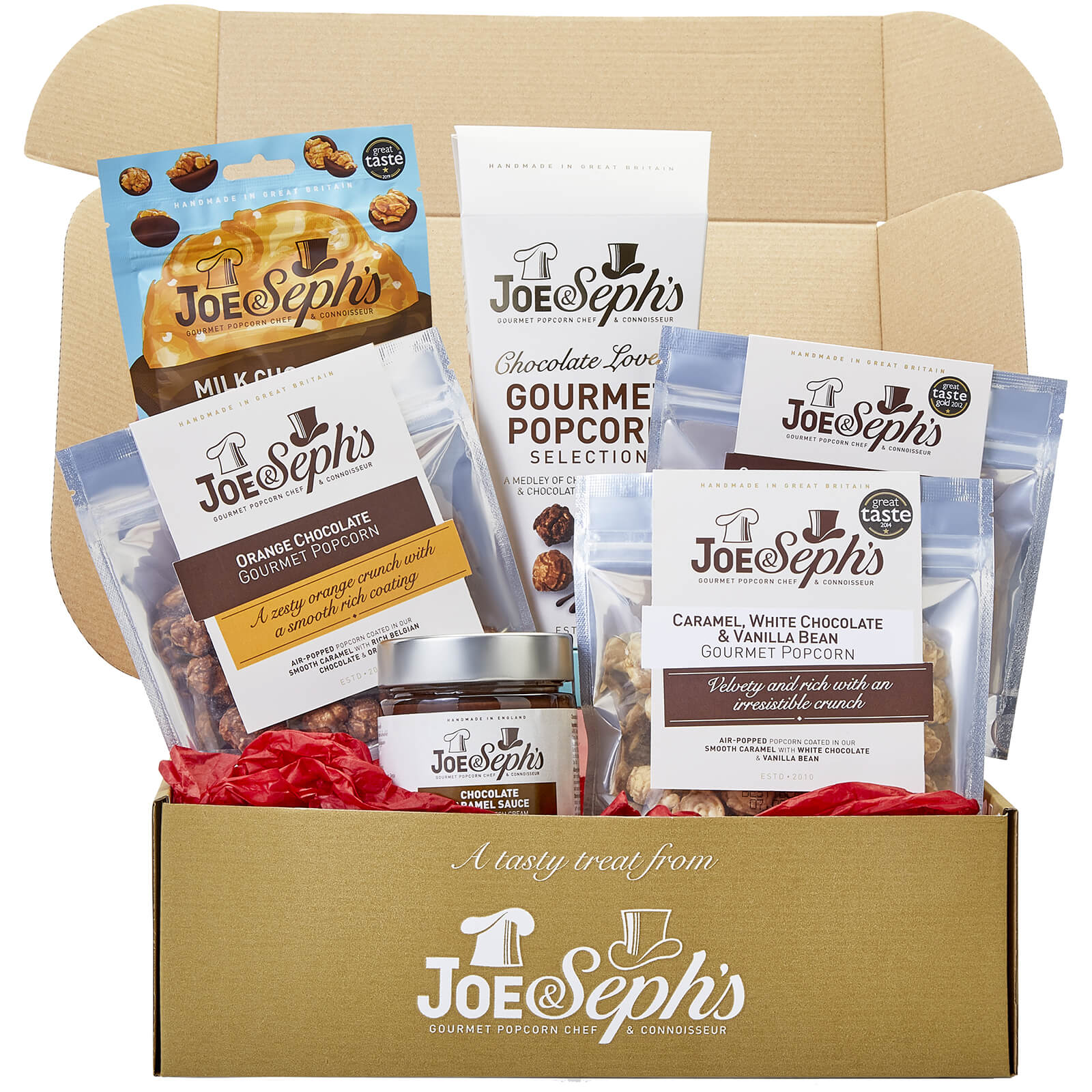Joe & Seph's Chocolate Lovers' Night In Popcorn Gift Box