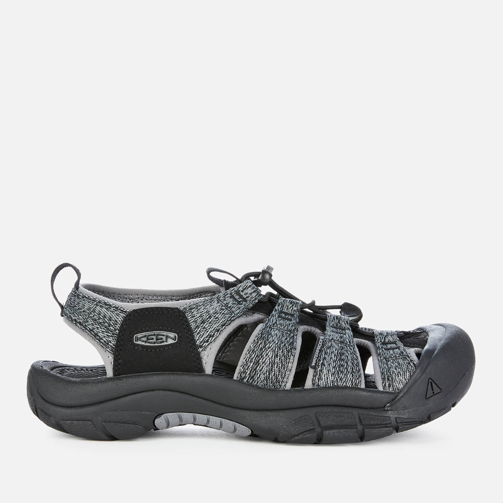 Keen Men's Newport H2 Sandals - Black/Steel Grey - UK 10