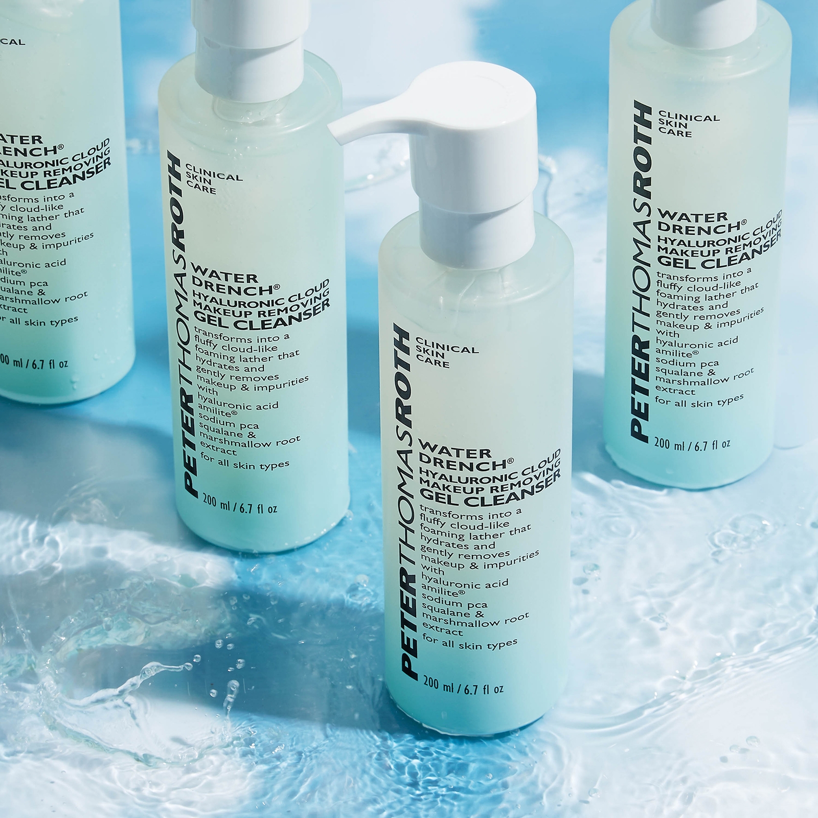 Thumbnail - Peter Thomas Roth Water Drench Hyaluronic Cloud Reinigungsgel 200 ml