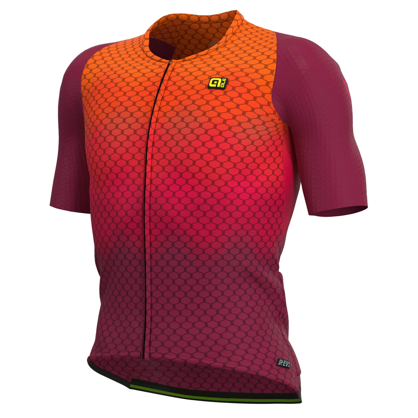 Alé R-EV1 Velocity G+ Jersey - XXL - Bordeaux/Fluo Orange