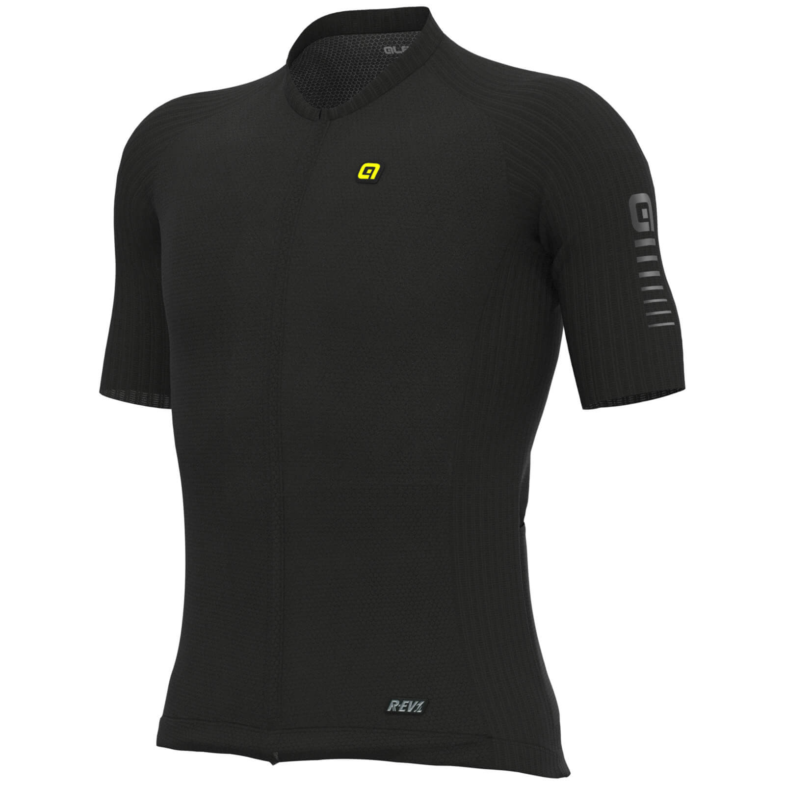 Alé R-EV1 Silver Cooling Jersey - S - Black