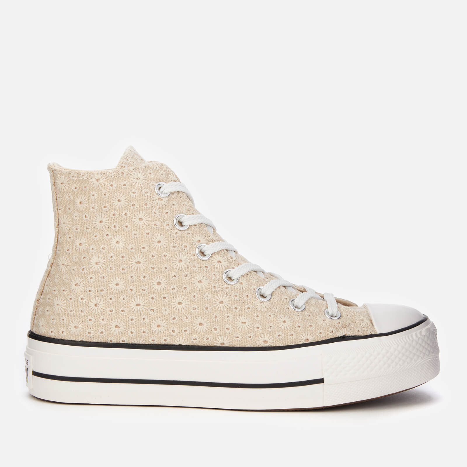 Converse Women's Chuck Taylor All Star Lift Hi-Top Trainers - Farro/Natural Ivory/Vintage White - UK 3