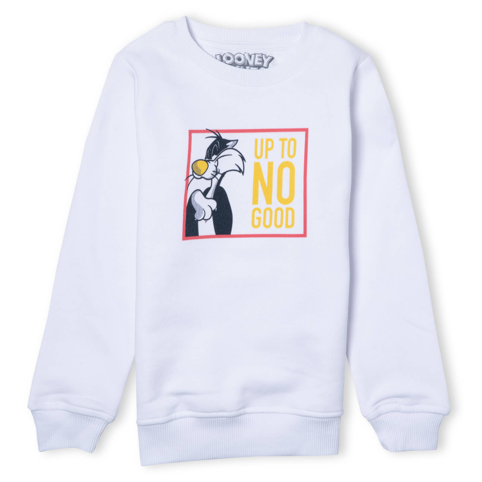 Looney Tunes Up To No Good Kids' Sweatshirt - White - 7-8 Years - White
