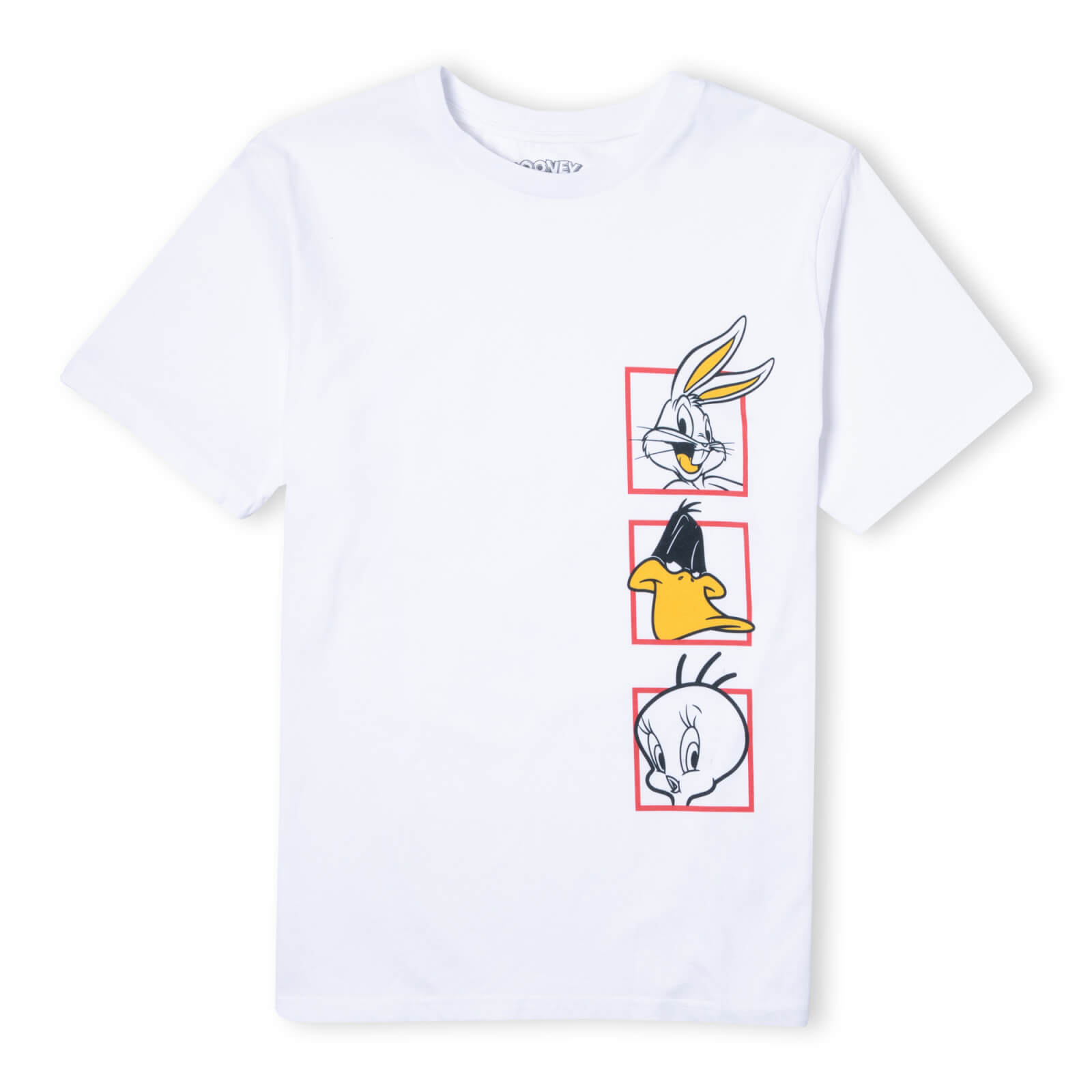 Looney Tunes Bugs Bunny, Daffy Duck, Tweety Pie Kids' T-Shirt - White - 3-4 Years - White