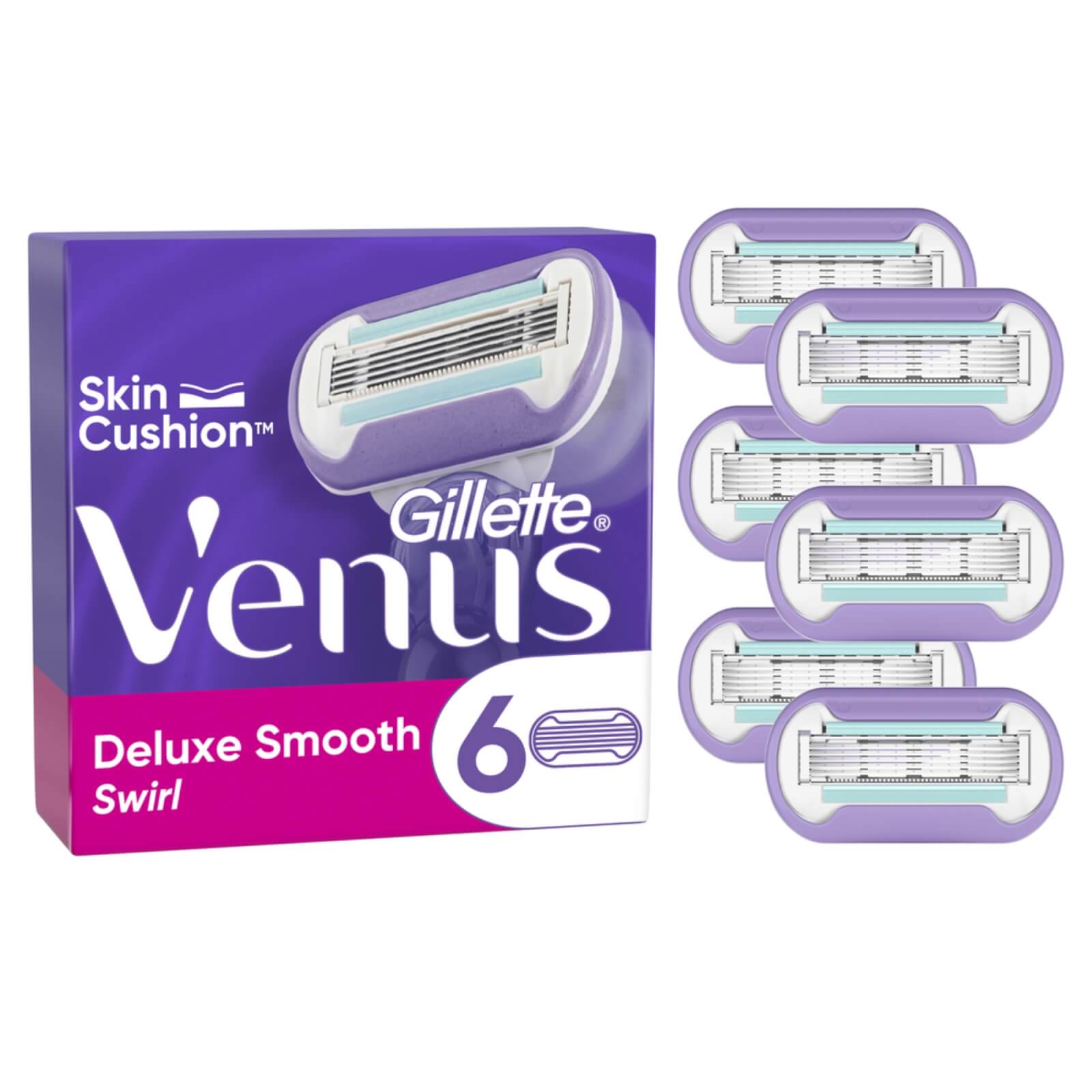 Venus Deluxe Smooth Swirl Blades - 6 Pack