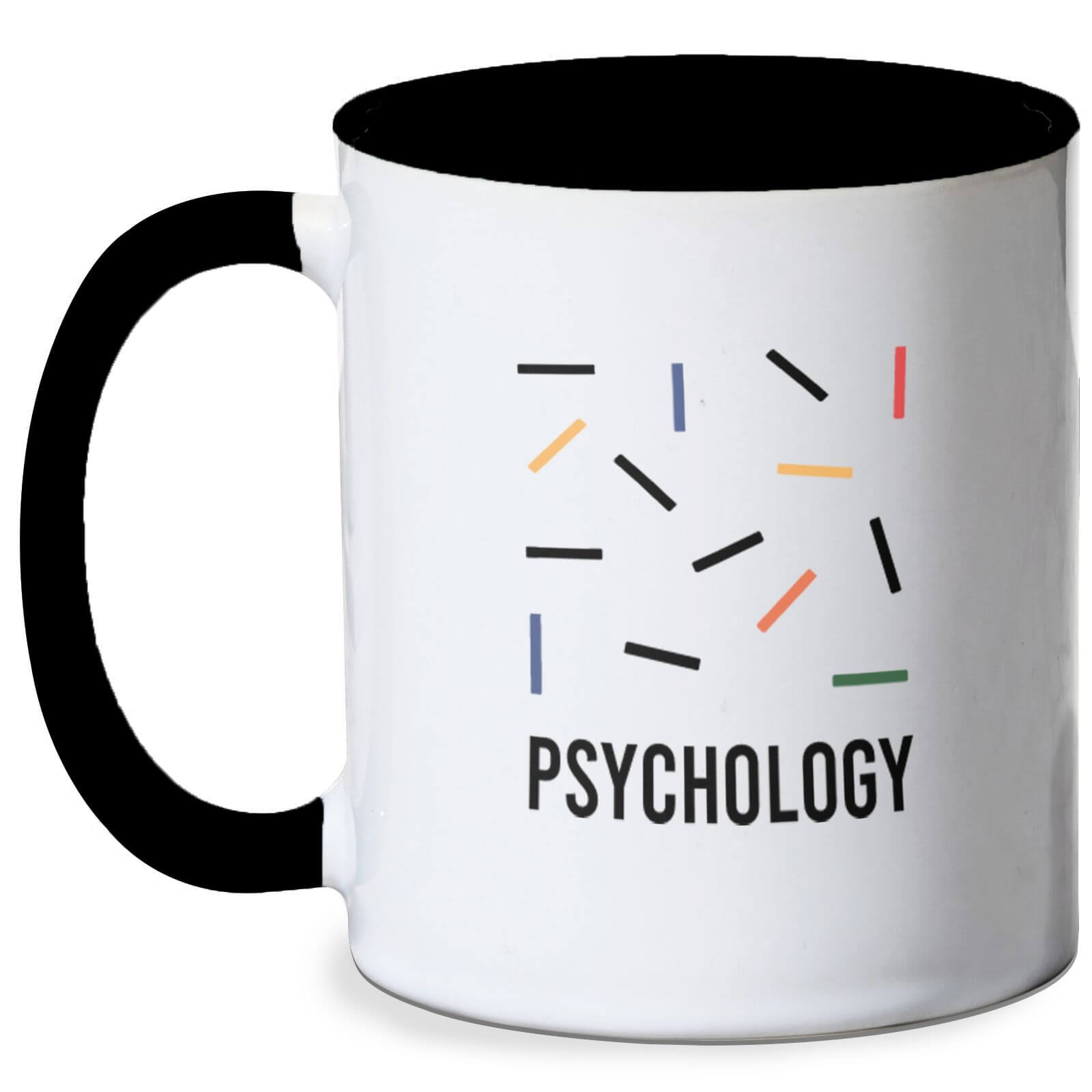 Psychology Abstract Mug - White/Black