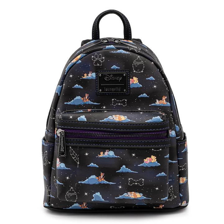 Image of Loungefly Disney Classic Clouds Aop Mini Backpack