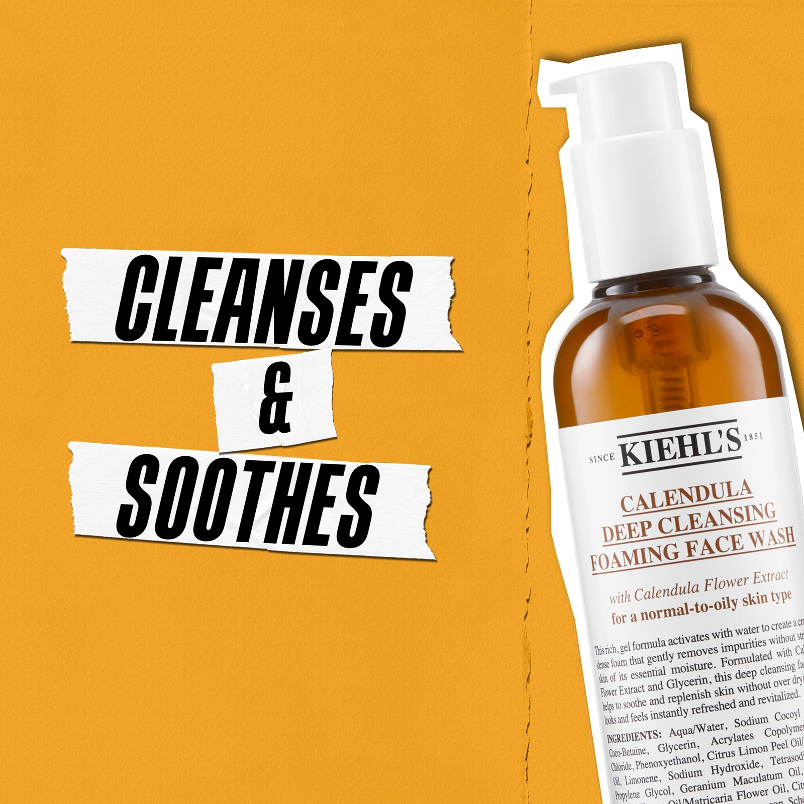 Thumbnail - Kiehl's Calendula Deep Cleansing Foaming Face Wash (Verschiedene Größen) - 230ml