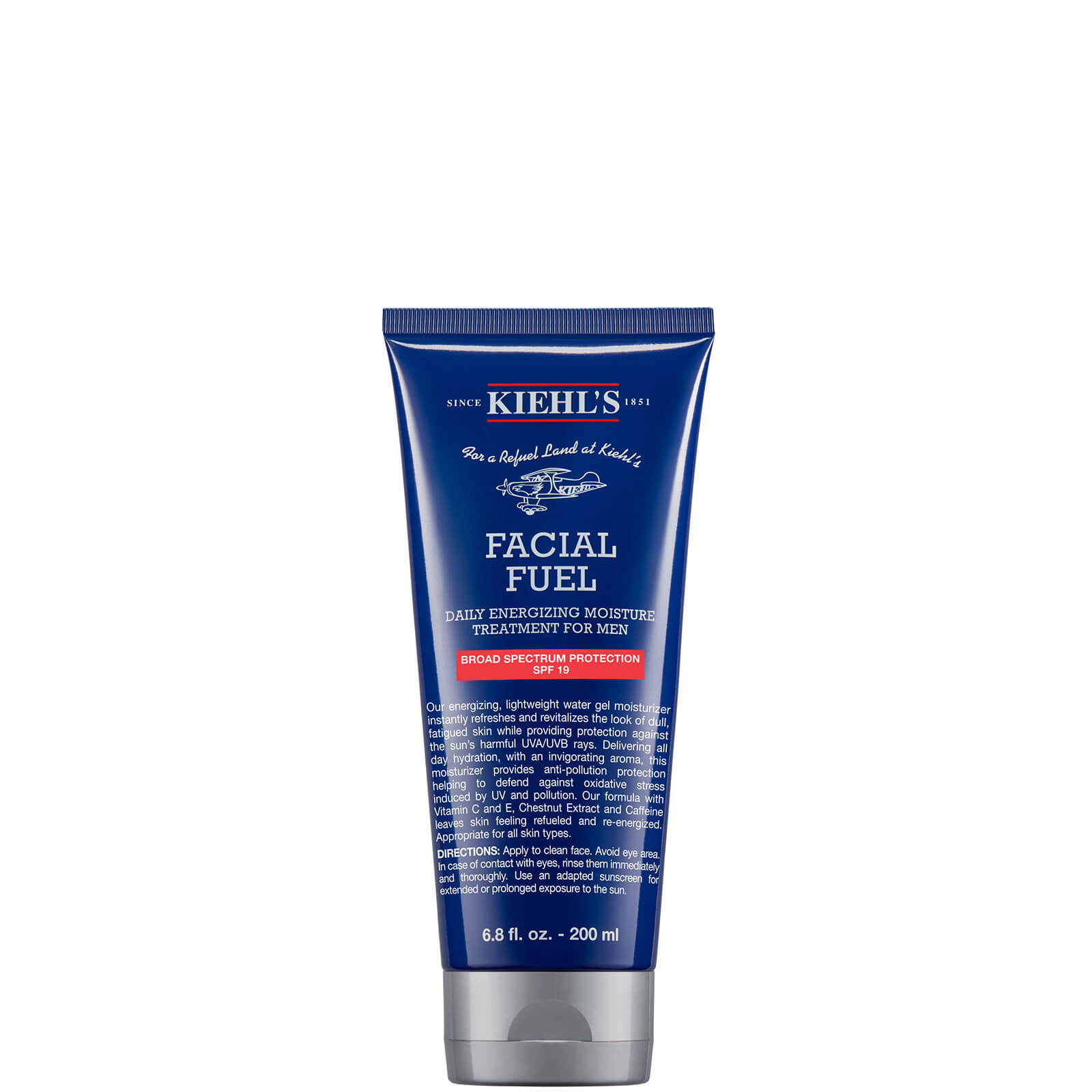 Kiehl's Facial Fuel Daily Energising Moisture Treatment for Men SPF19 (Various Sizes) - 200ml