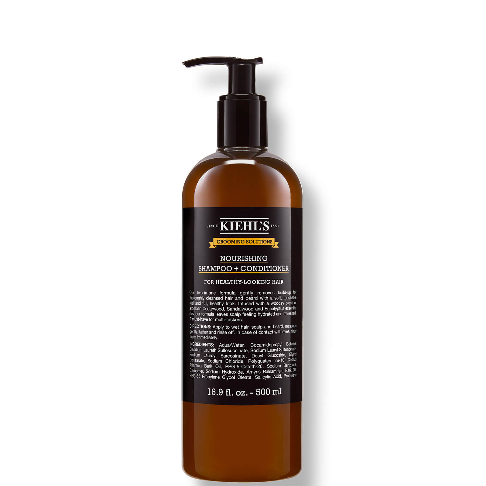 Kiehl's Grooming Solutions Nourishing Shampoo and Conditioner (Various Sizes) - 500ml