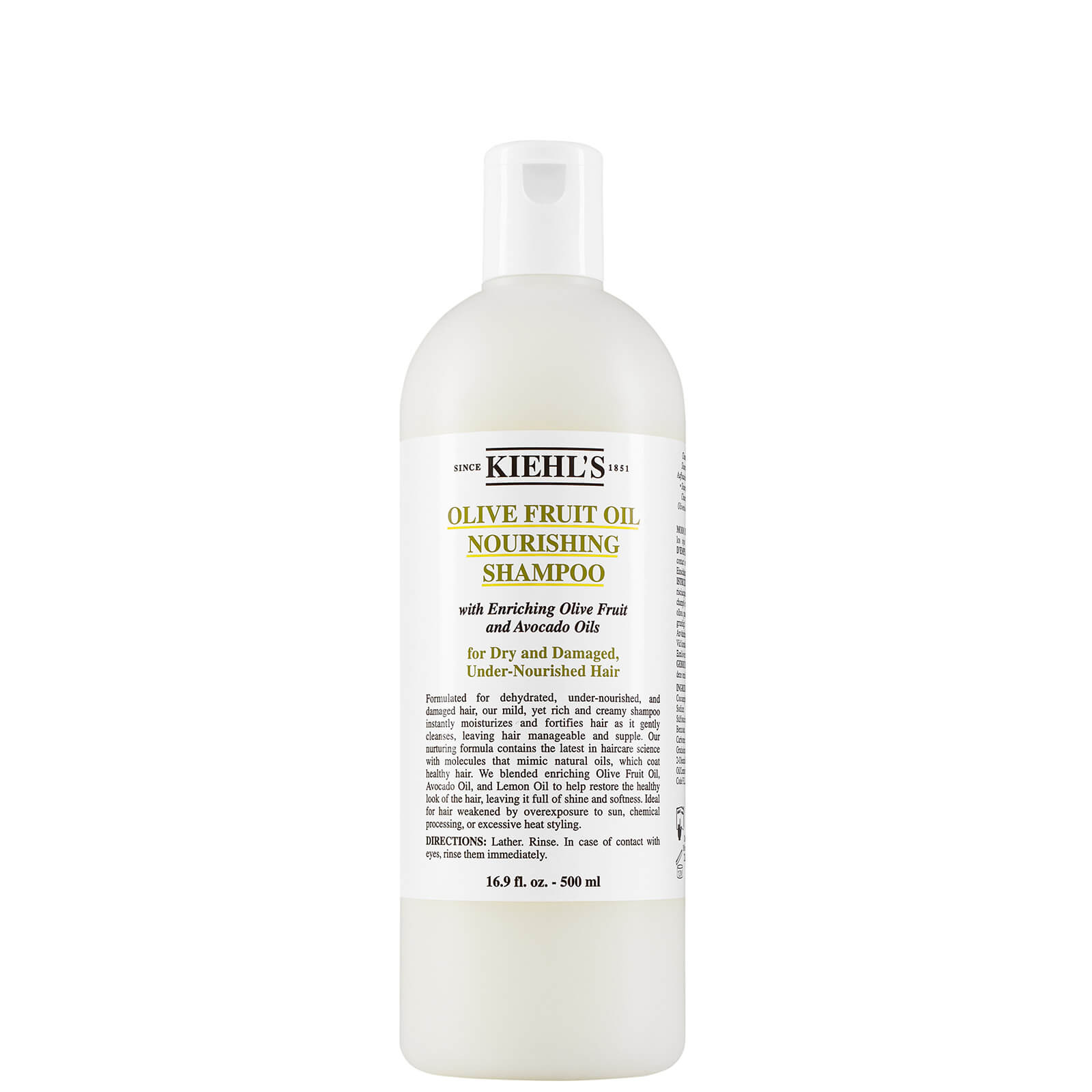 Kiehl's Olive Fruit Oil Nourishing Shampoo (Various Sizes) - 500ml
