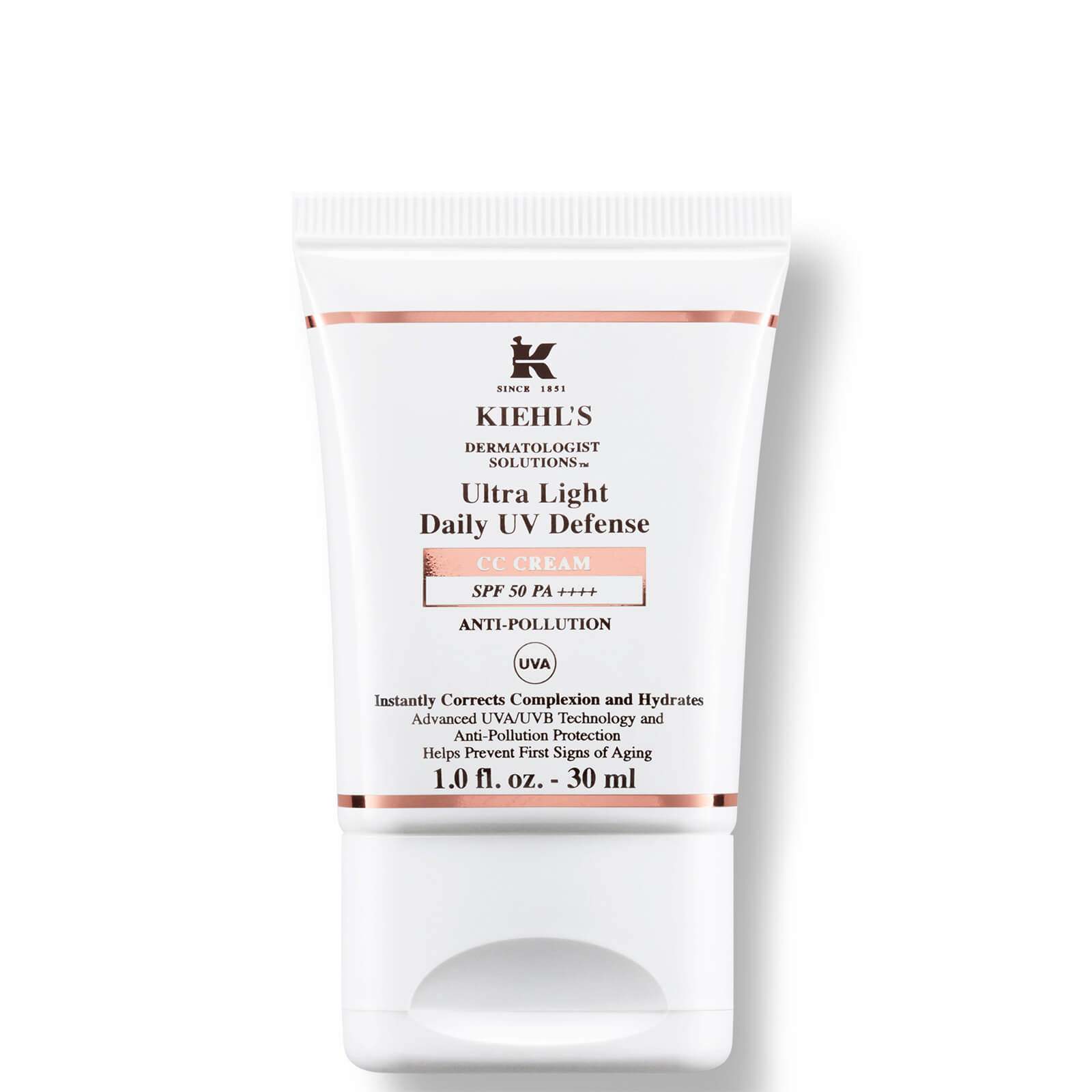 Kiehl's Ultra Light Daily UV Defense CC Cream Shade 30ml (Various Shades) - Shade 1