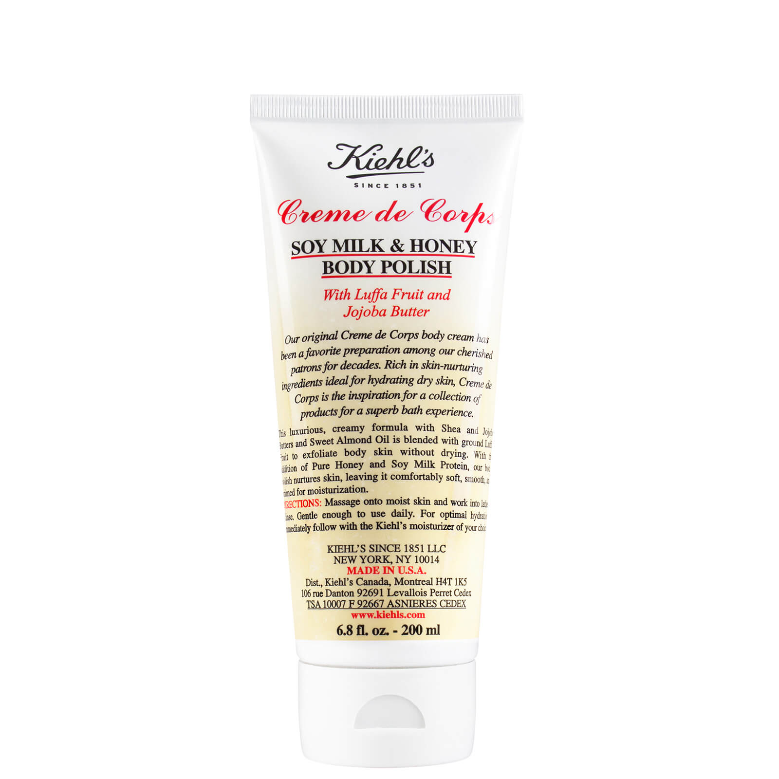 Kiehl's Creme de Corps Soy Milk and Honey Body Polish 200ml